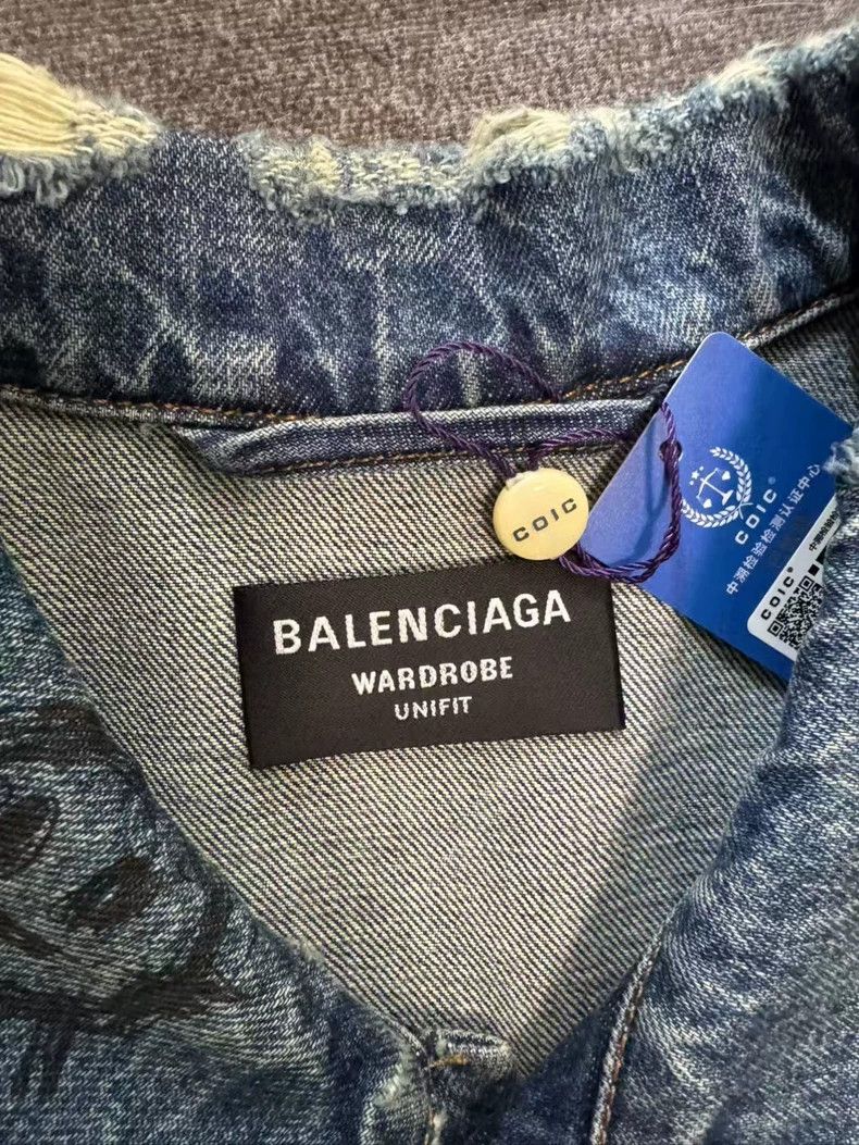 Balenciaga Balenciaga Graffiti cowboy coat Size US S / EU 44-46 / 1 - 4 Thumbnail