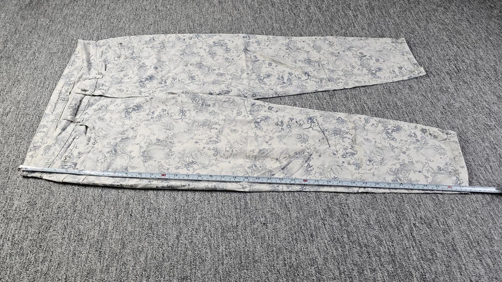 Other Anna Montana Limited Edition Angel Fit Paisley Jeans W14 Size 36" / US 14 / IT 50 - 11 Thumbnail