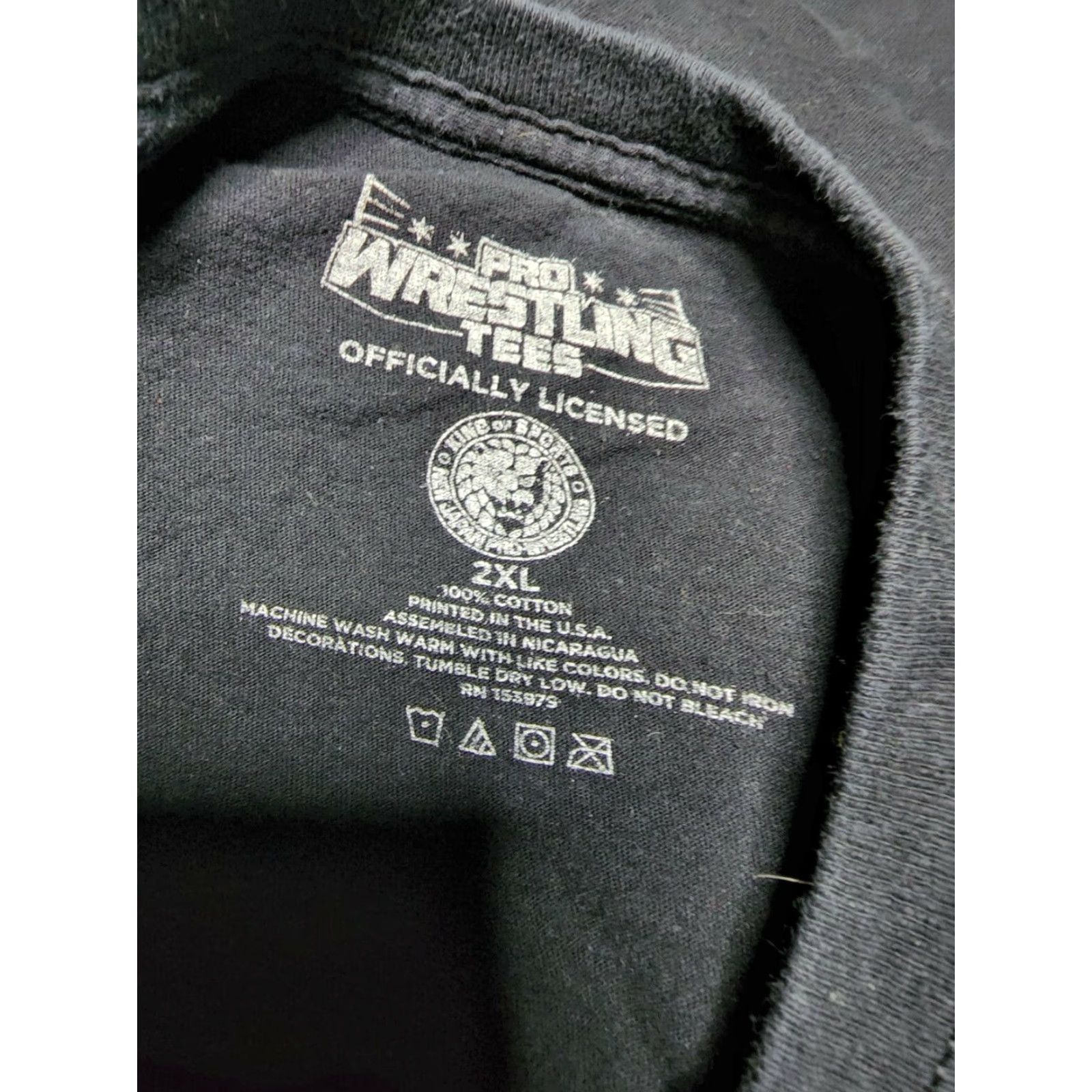 Vintage MENS 2XL VILLIAN CLUB Marty Scurll T-Shirt Bullet Club Japan Pro Wrestling Shirt Short Sleeve Crew Neck Cotton Black Regular Size US XXL / EU 58 / 5 - 3 Thumbnail