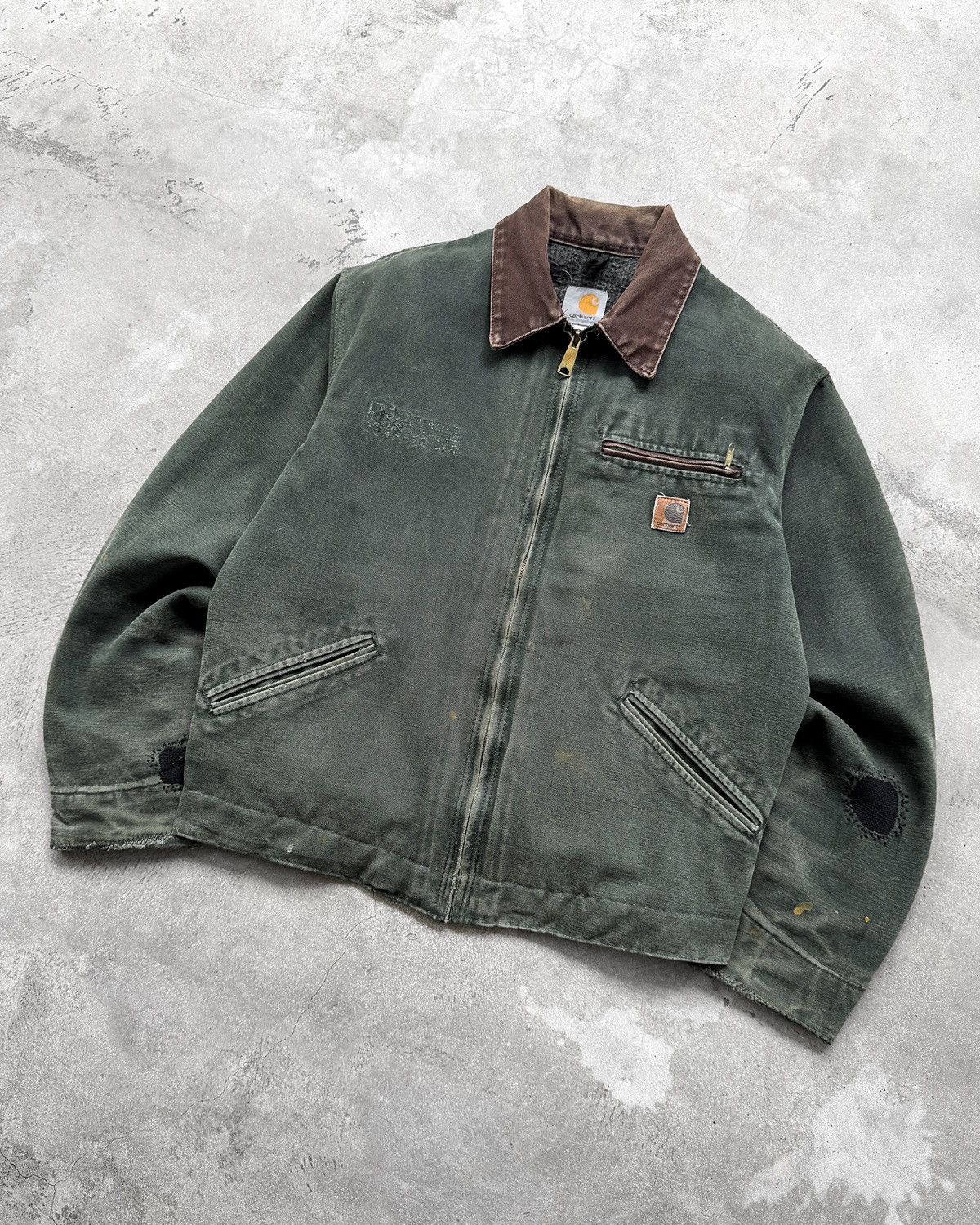Carhartt Distressed Vintage Carhartt Detroit Jacket J97 MOS Size US M / EU 48-50 / 2 - 5 Thumbnail