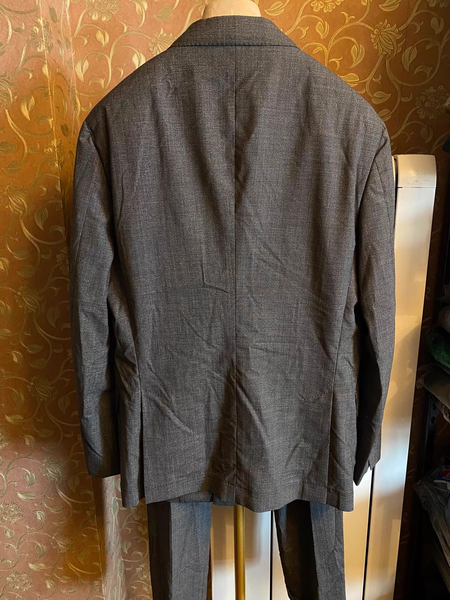 Brunello Cucinelli BRUNELLO CUCINELLI DB Gray Suit 50 Size 50R - 2 Thumbnail