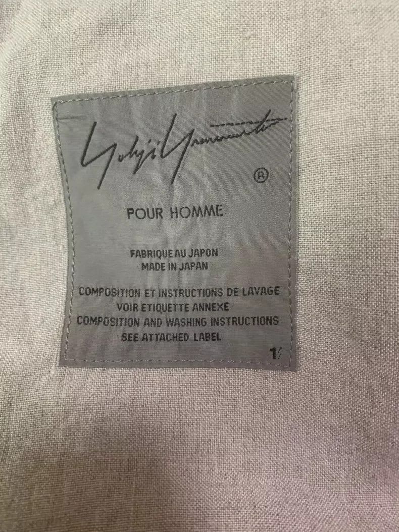 Yohji Yamamoto yohji yamamoto 17ss Runway Linen Jacket with Sleeves-2505 Size US M / EU 48-50 / 2 - 2 Thumbnail