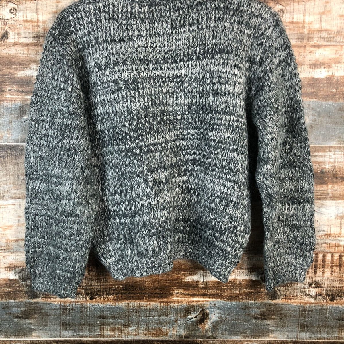 Homespun Knitwear × Japanese Brand Elle Piere vintage Grey Knitwear #A2353 Size M / US 6-8 / IT 42-44 - 14 Thumbnail