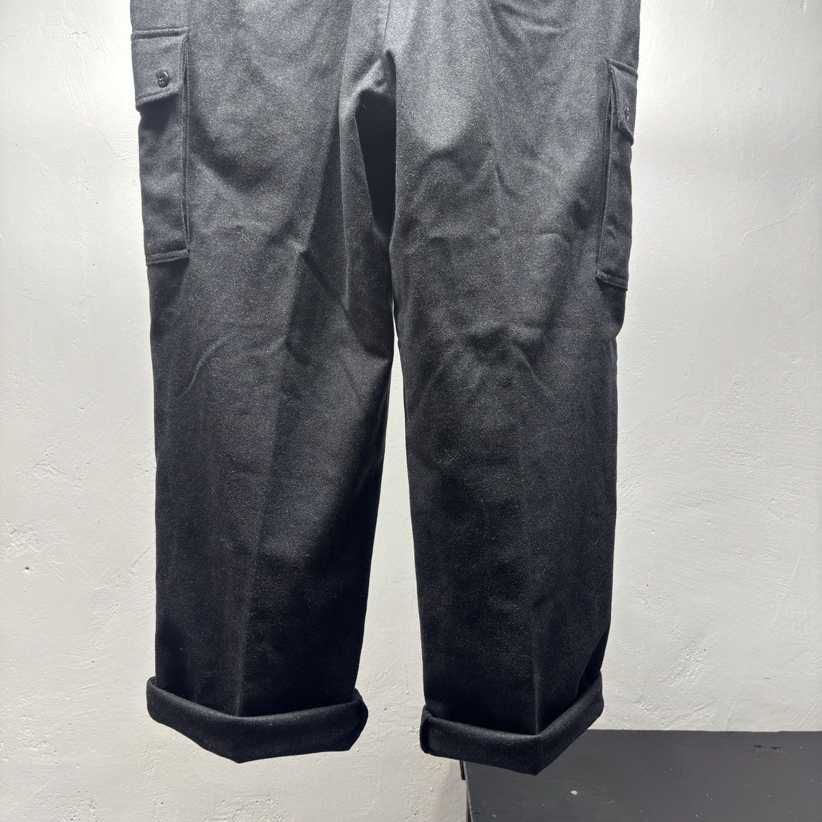 Vintage Gap Wide Leg Wool Cargo Trouser Pants ERD Grunge Size US 36 / EU 52 - 3 Thumbnail