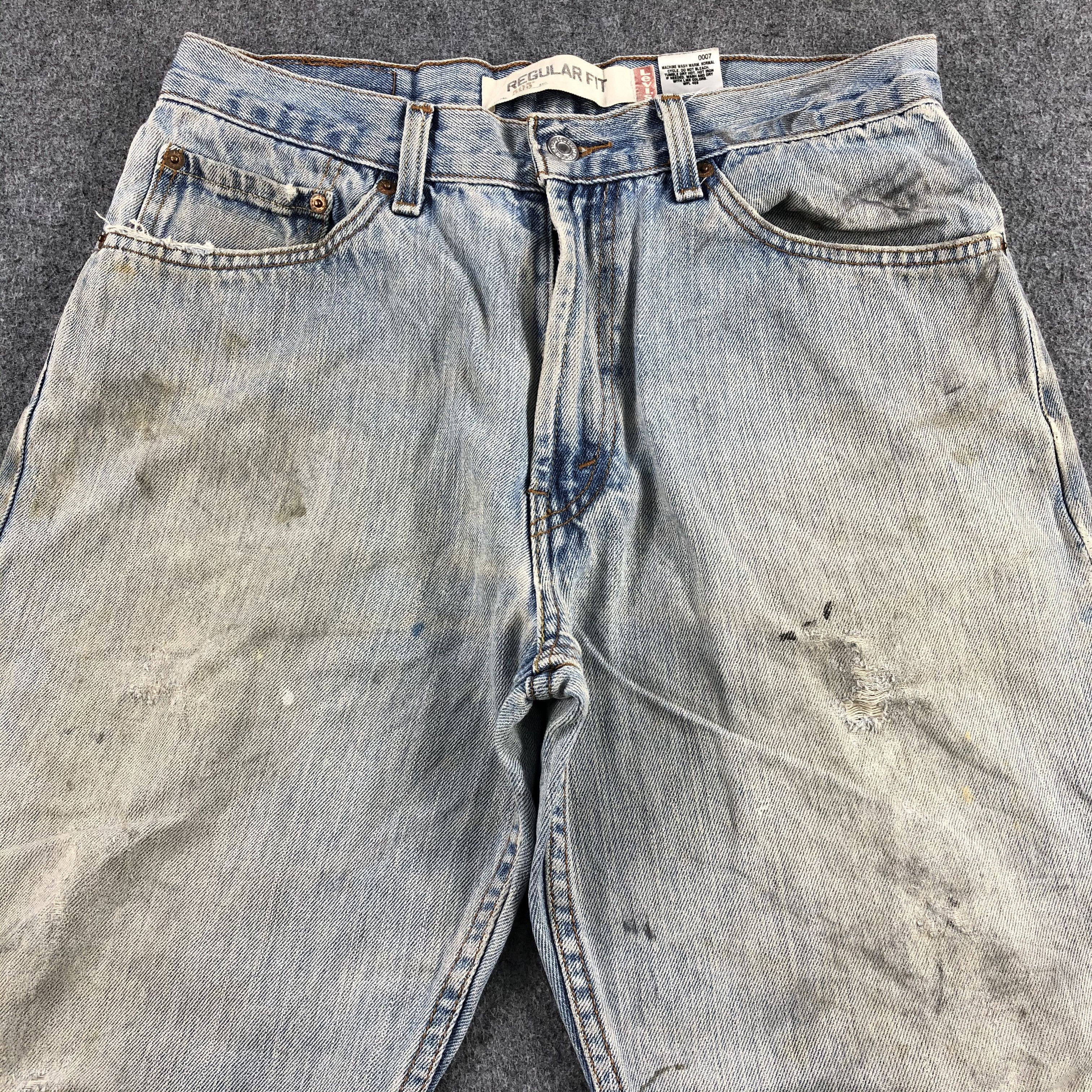 Levi's Vintage Light Wash Levis 505 Jeans-J1566 Size US 32 / EU 48 - 3 Thumbnail