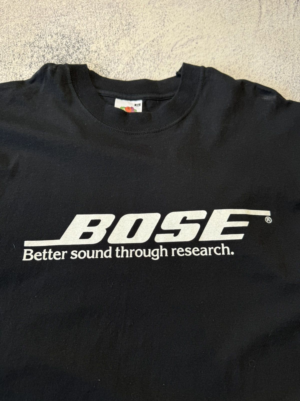 Vintage Vintage 90s t shirt bose better sound through research Size US XL / EU 56 / 4 - 6 Thumbnail