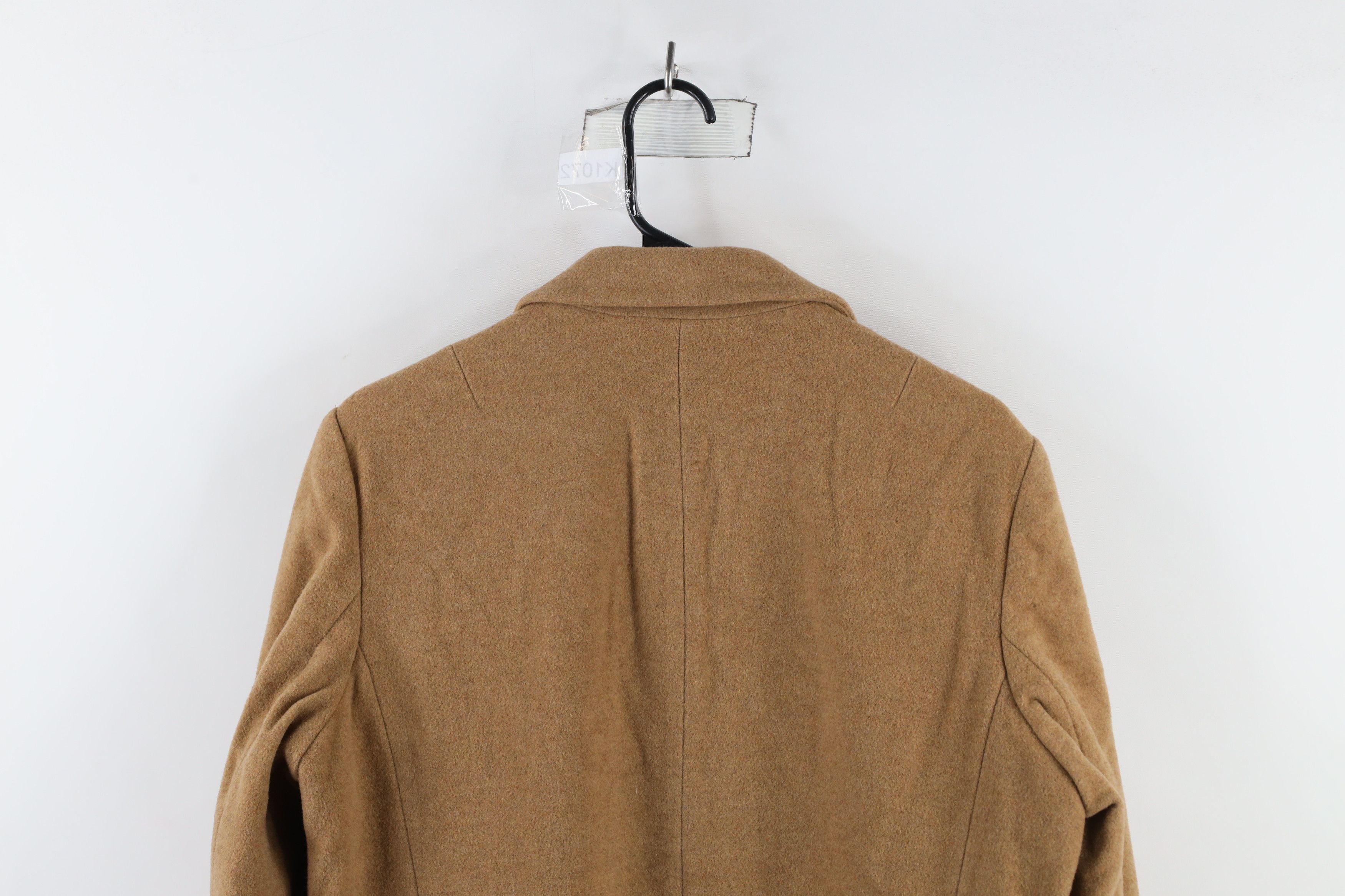 Gap × Vintage Vintage Y2K 2000 Gap Cashmere Blend Overcoat Jacket Beige Size L / US 10 / IT 46 - 10 Thumbnail