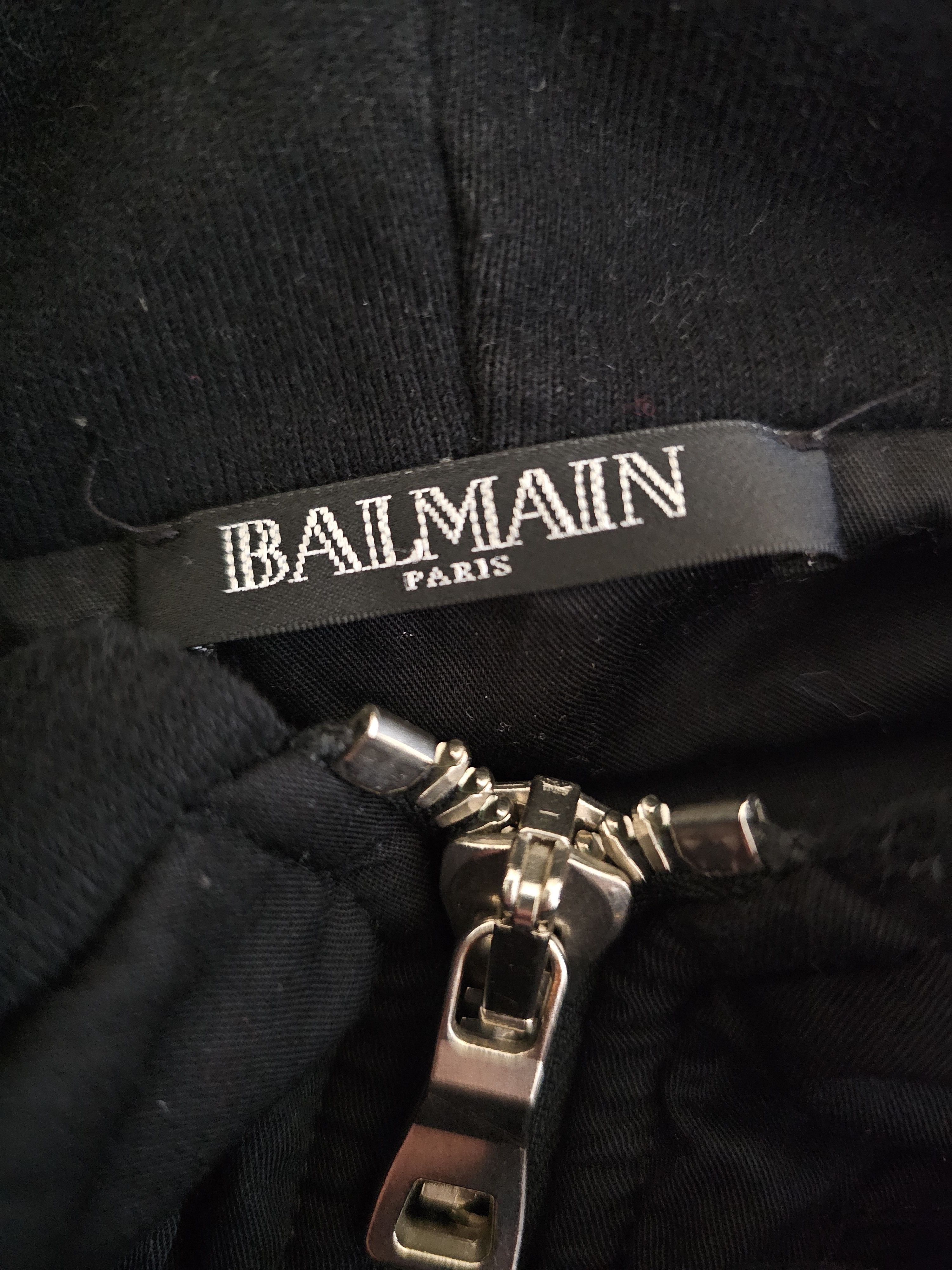 Balmain Balmain Sand Military Sleeveless Hoodie Size XL Size US L / EU 52-54 / 3 - 4 Thumbnail