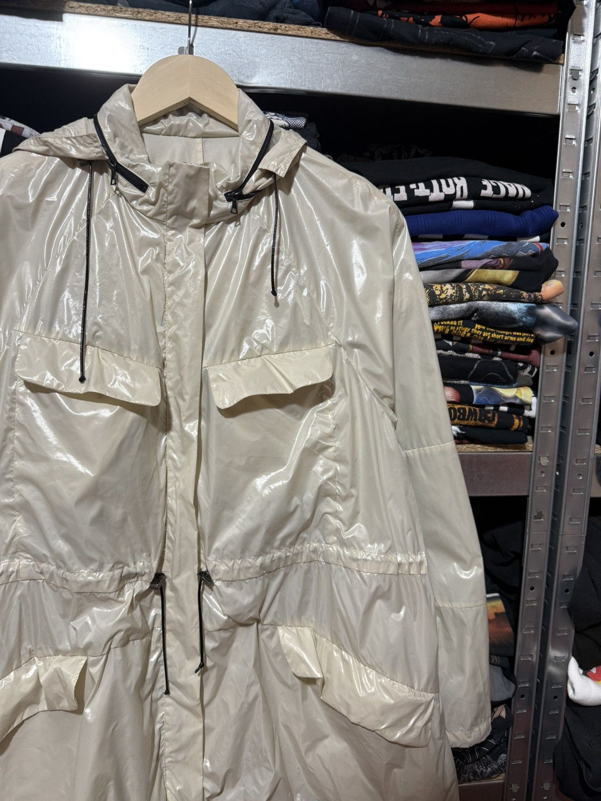Jason Wu Rare Jason Wu Nylon Trench Coated Jacket Size M / US 6-8 / IT 42-44 - 4 Thumbnail
