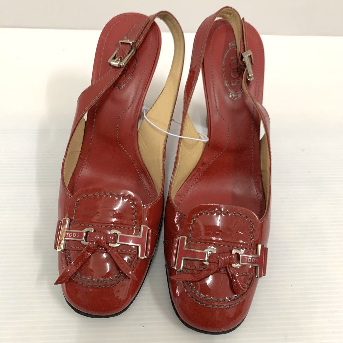 Tod's Authentic Tods Red Heels Size US 6.5 / IT 36.5 - 2 Thumbnail