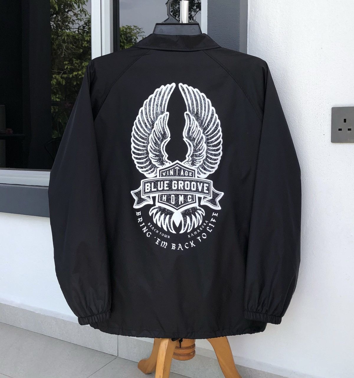 Harley Davidson VINTAGE HDMC BLUE GROOVE WATERPROOF NYLON SHERPA LINED COACH Size US M / EU 48-50 / 2 - 3 Thumbnail