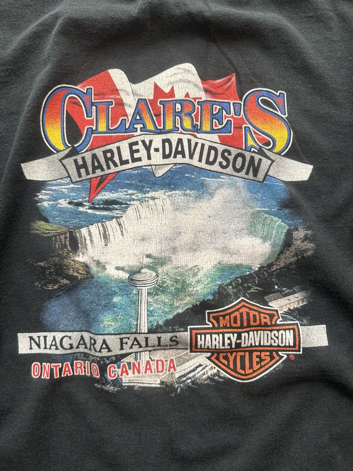 Harley Davidson × Vintage 2000s Harley Davidson Chrome Flames Long Sleeve Tee Size US XL / EU 56 / 4 - 6 Thumbnail