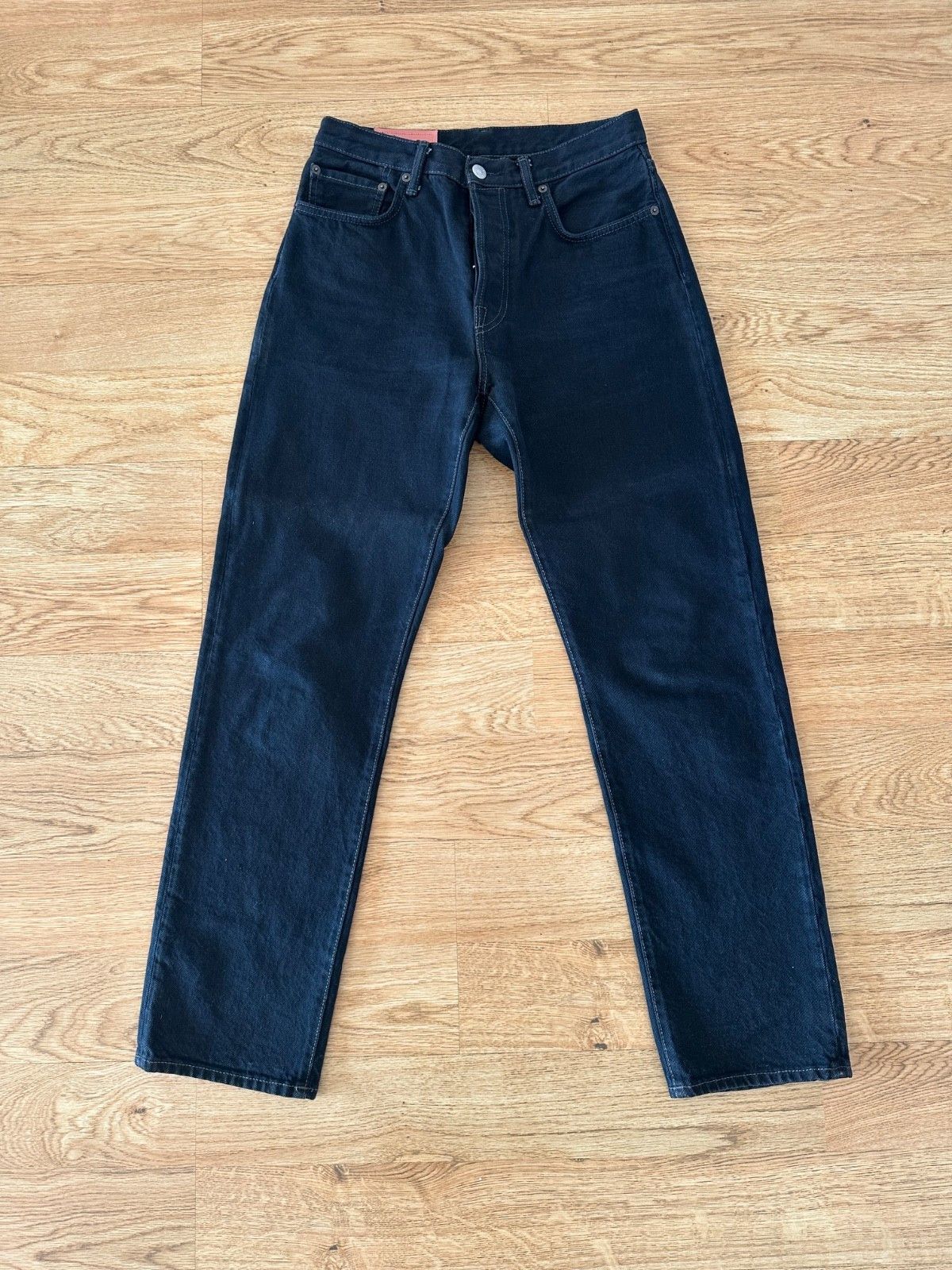 Acne Studios Acne Studios 1997 Jeans - Overdyed Black Size US 27 - 1 Thumbnail