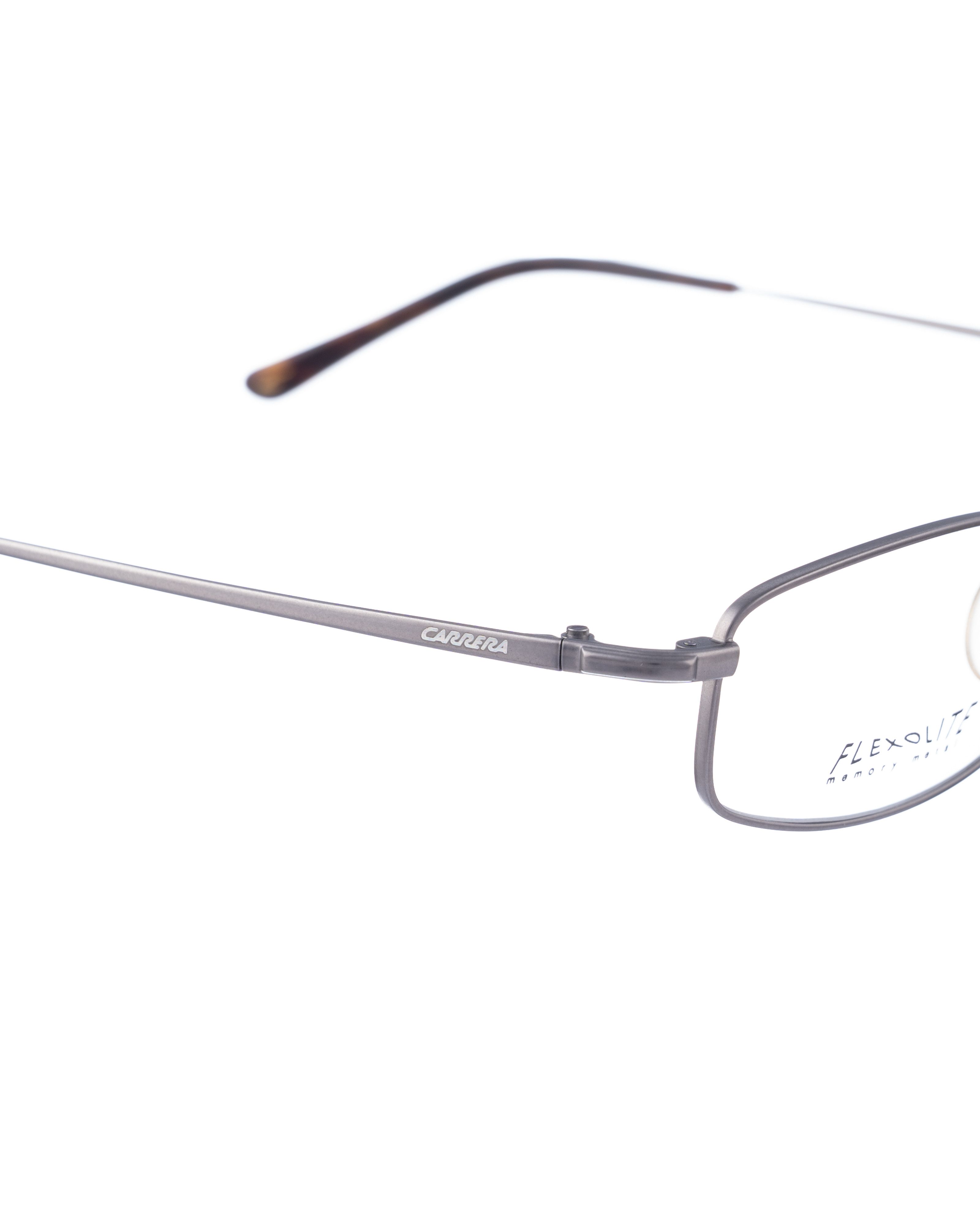 Carrera Carrera 90s Rectangular Flexolite Dark Silver Glasses Size ONE SIZE - 3 Thumbnail