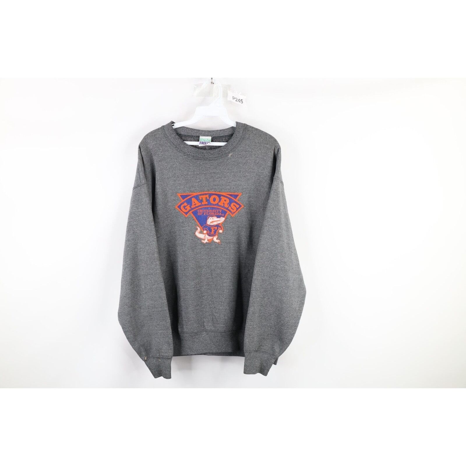 Vintage Vintage 90s Spell Out University of Florida Sweatshirt Size US L / EU 52-54 / 3 - 1 Thumbnail