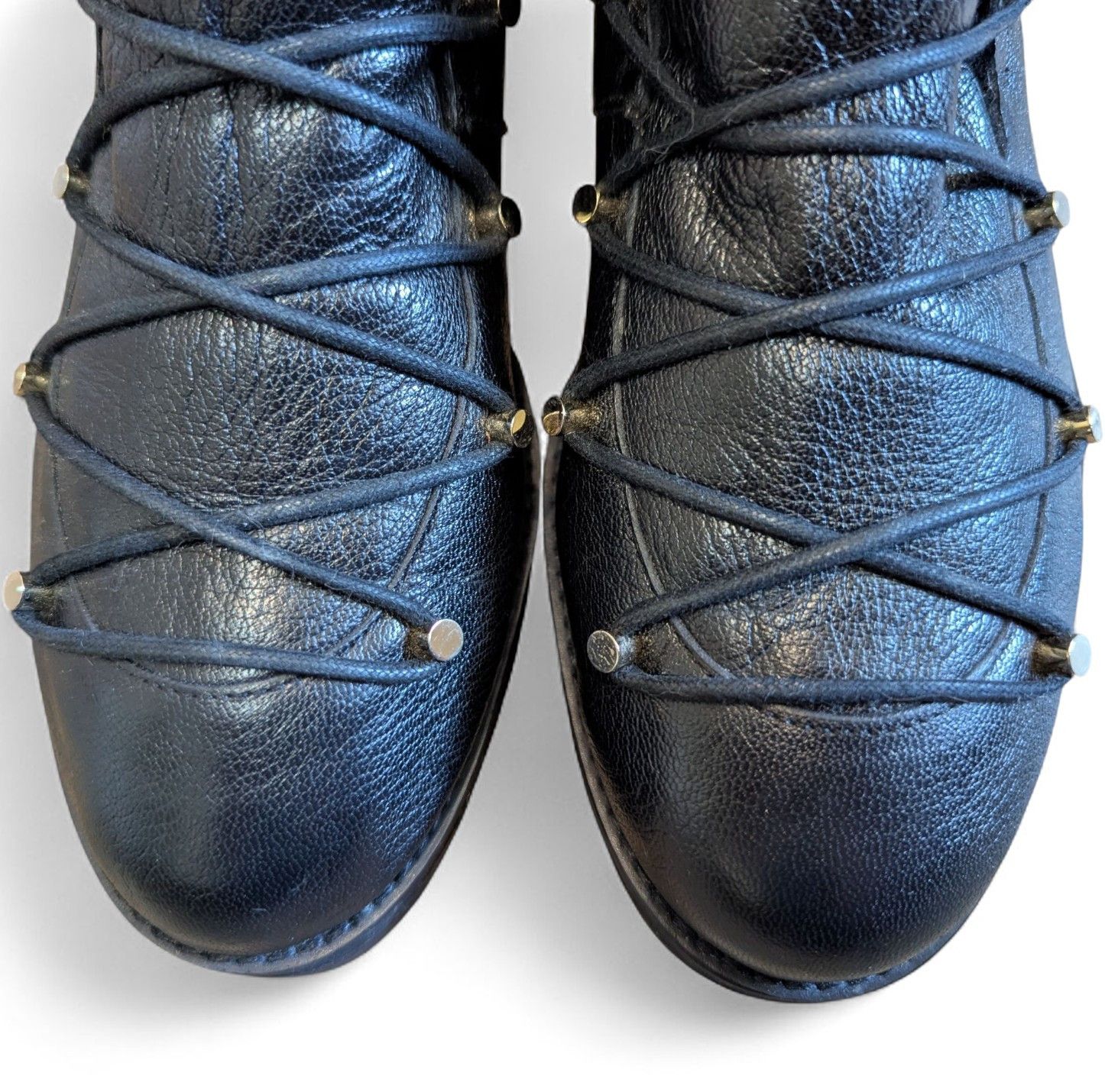 Jimmy Choo Jimmy Choo Drake Shearling Lined Ankle Boots Size US 7.5 / IT 37.5 - 16 Thumbnail