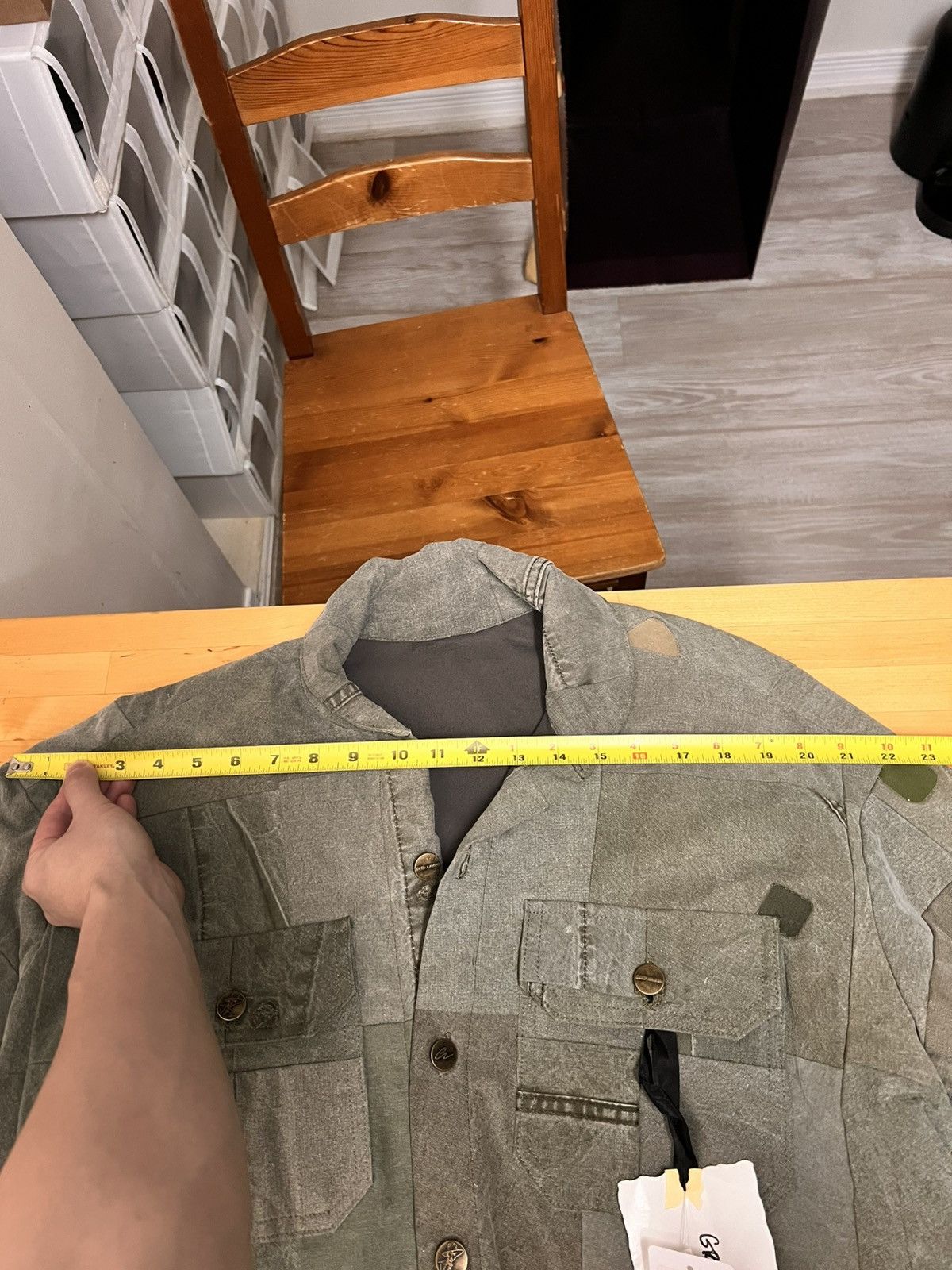 Greg Lauren GREG LAUREN ARMY SHERPA JACKET KHAKI SIZE 2 Size US M / EU 48-50 / 2 - 8 Thumbnail