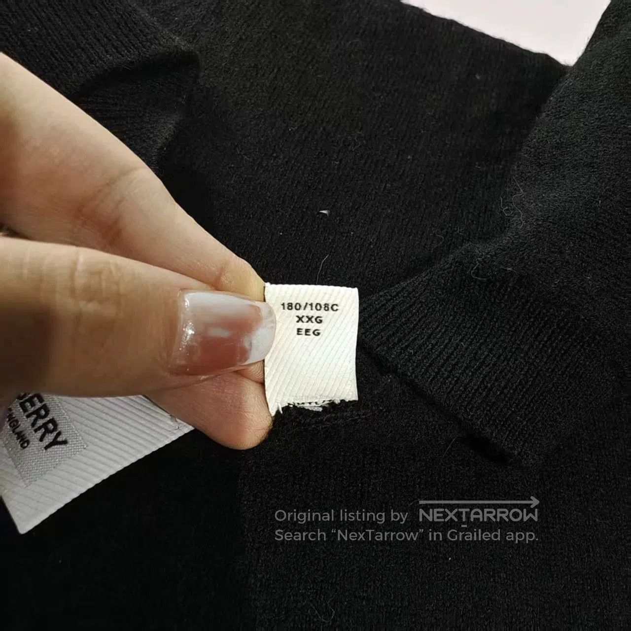 Burberry Burberry Wool Knit Sweater in XXL Size. Size US XXL / EU 58 / 5 - 3 Thumbnail
