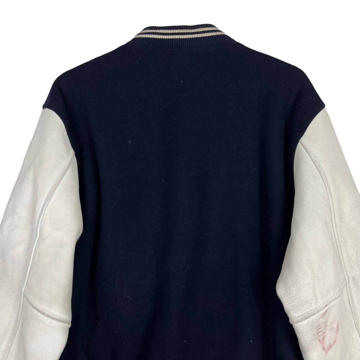 Japanese Brand 🔥 VINTAGE MAC BETH VARSITY BOMBER JACKET Size US L / EU 52-54 / 3 - 6 Thumbnail
