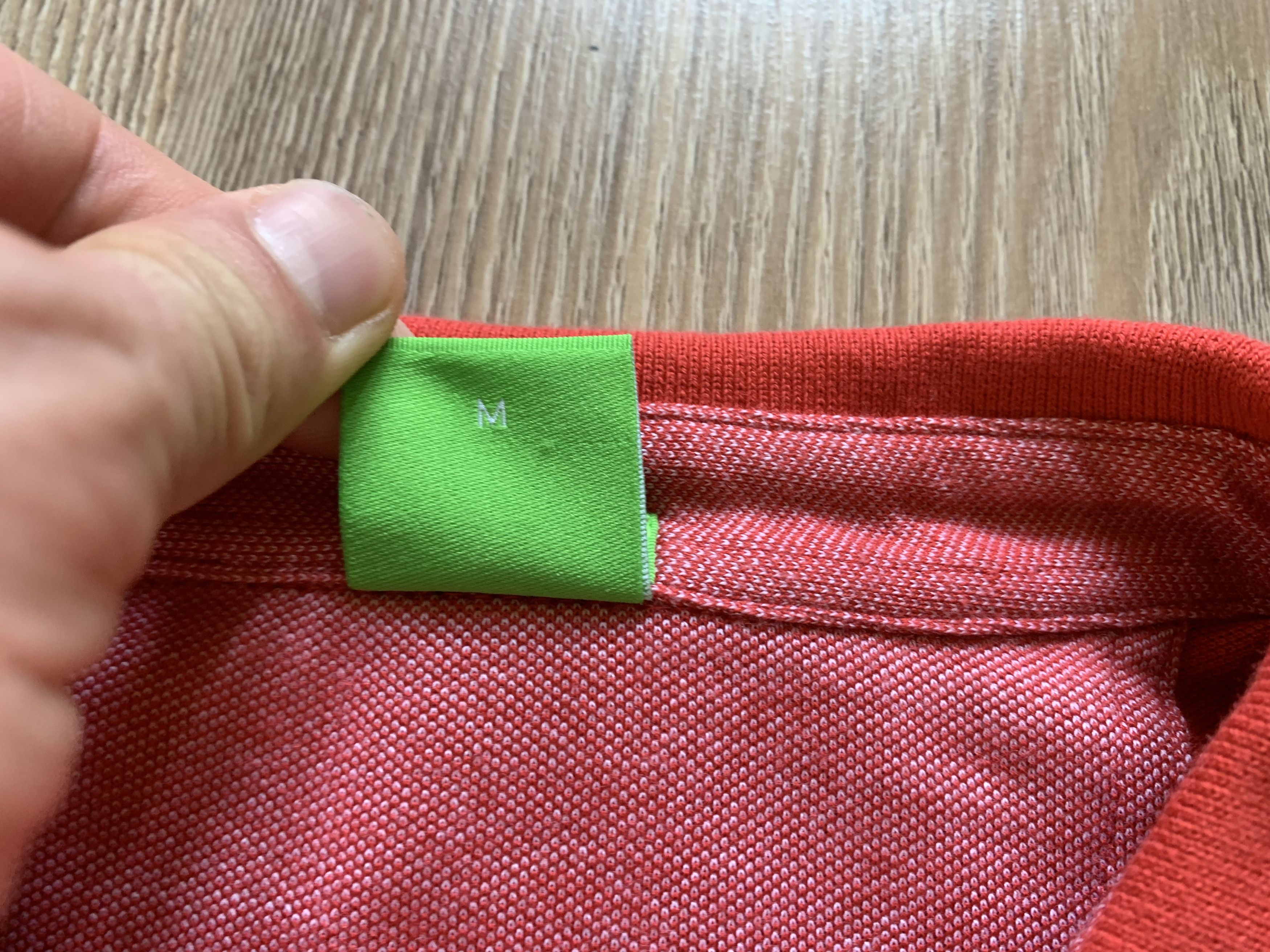 Hugo Boss Hugo Boss Modern Fit Cotton Mens Red Polo Shirt Size US M / EU 48-50 / 2 - 6 Thumbnail