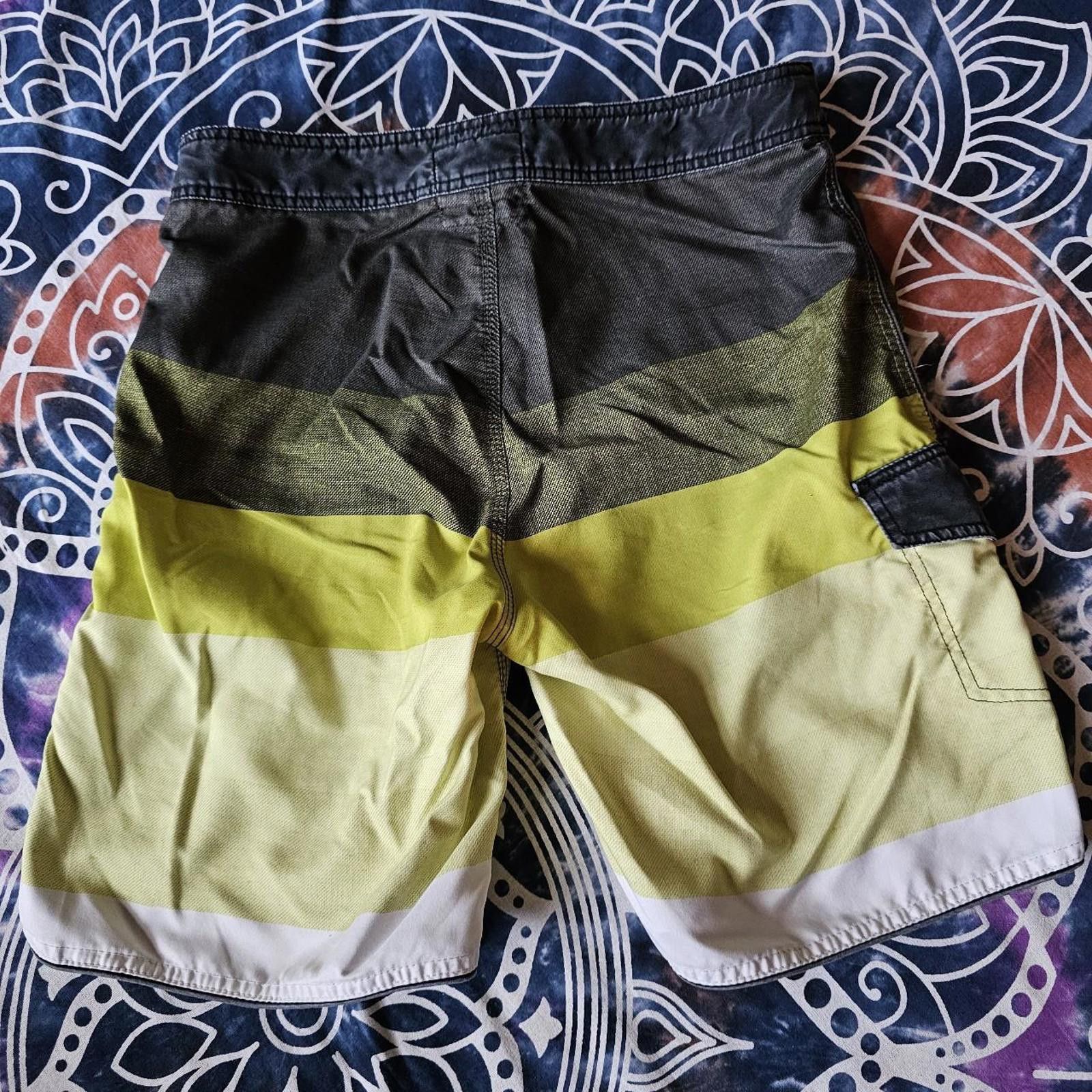 Rip Curl Rip Curl Men's Grey and Yellow Swim Trunks Size US 32 / EU 48 - 7 Thumbnail