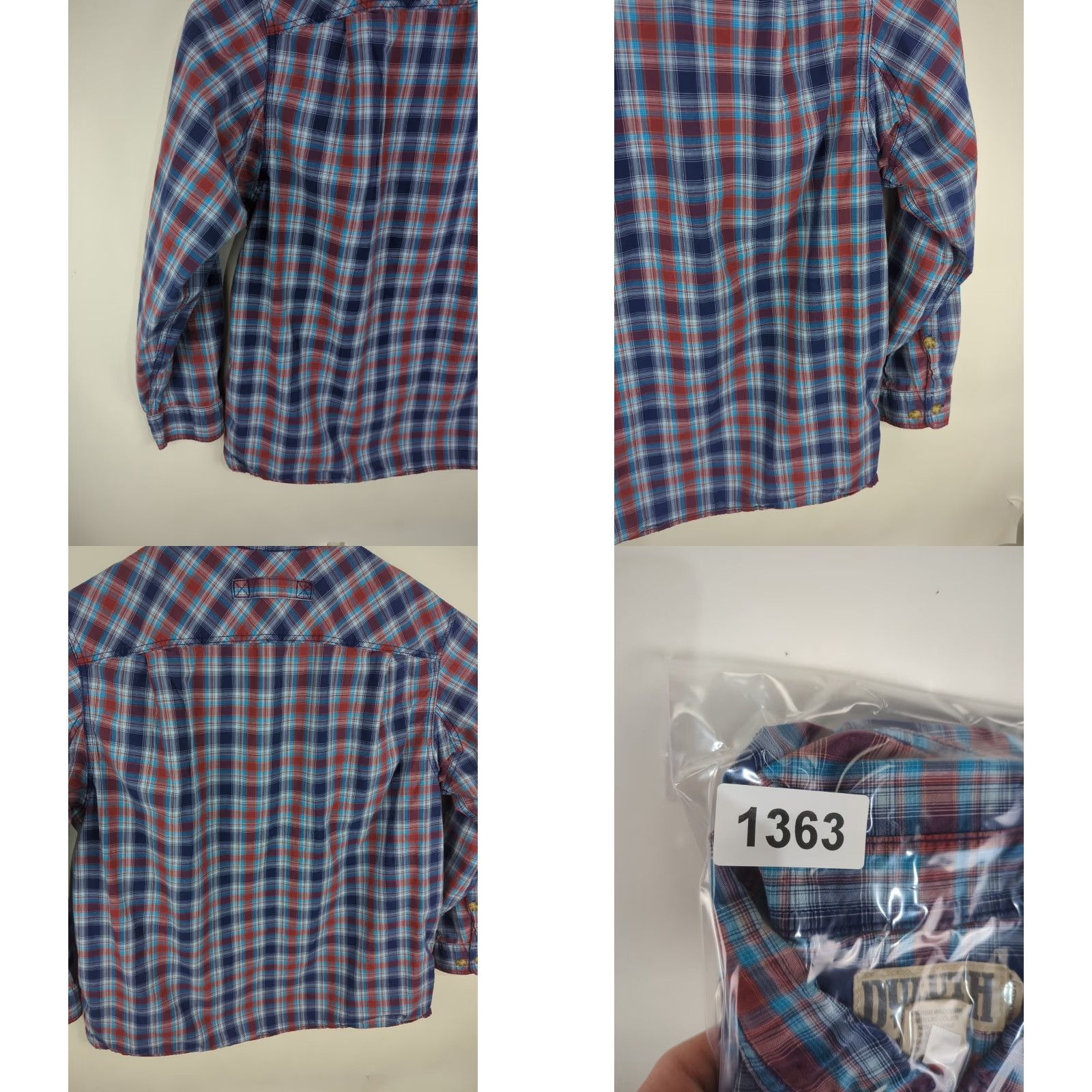 Duluth Trading Company Duluth Trading Button Front Shirt Cotton Red Blue Plaid Large Relaxed Fit Shirt Mens Button-Up Long Sleeve Multicolor Plaid Casual Size US L / EU 52-54 / 3 - 10 Thumbnail
