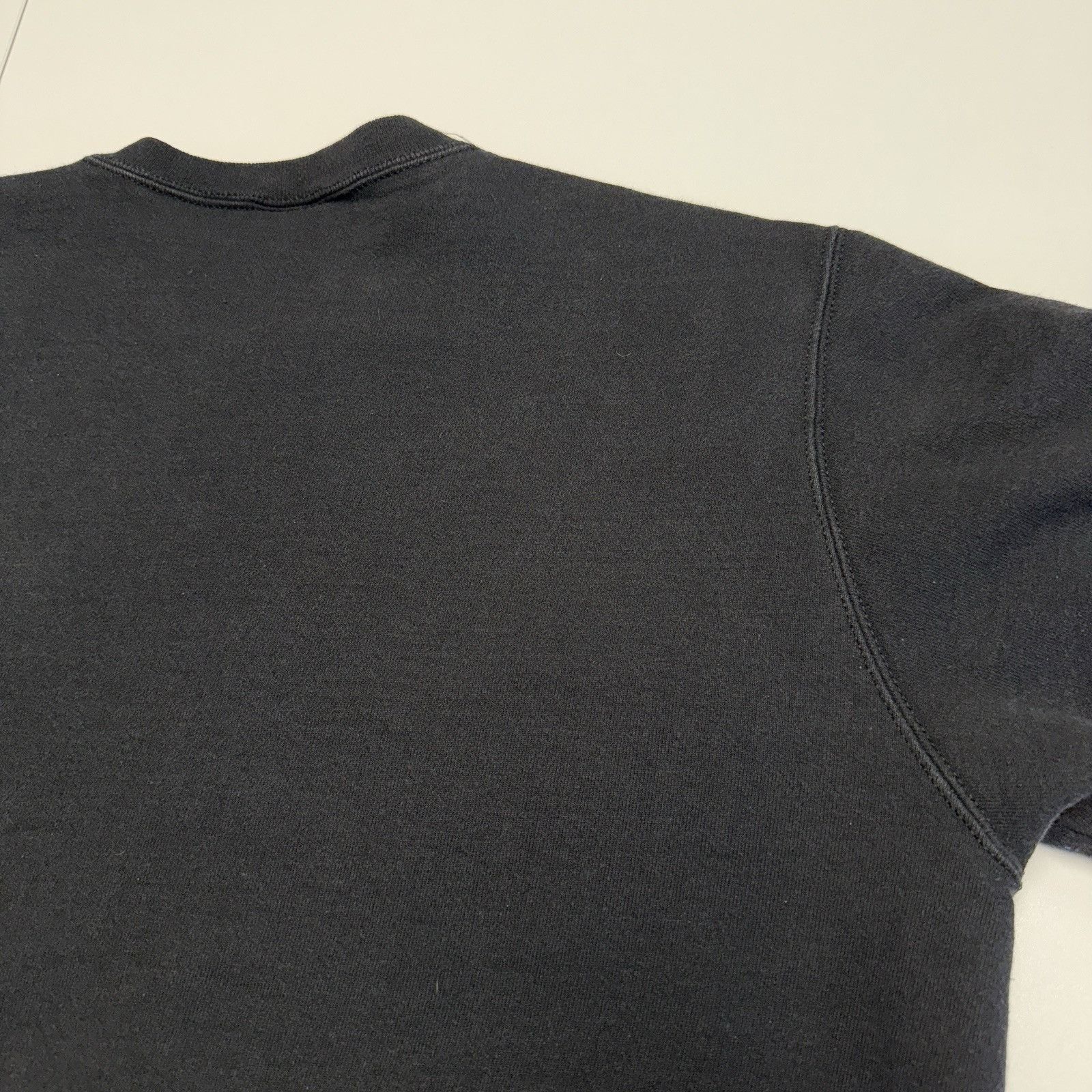 Champion × Vintage Vintage 90s Champion Sweatshirt Mens 2XL Black Crew Neck USA Size US XXL / EU 58 / 5 - 11 Thumbnail