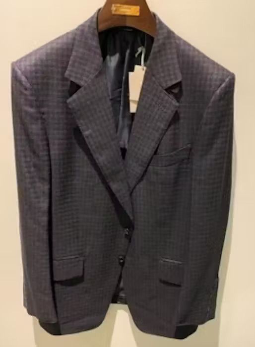 image of Tom Ford O1W1Db10224 Blazer In Gray in Grey, Men's (Size XL)