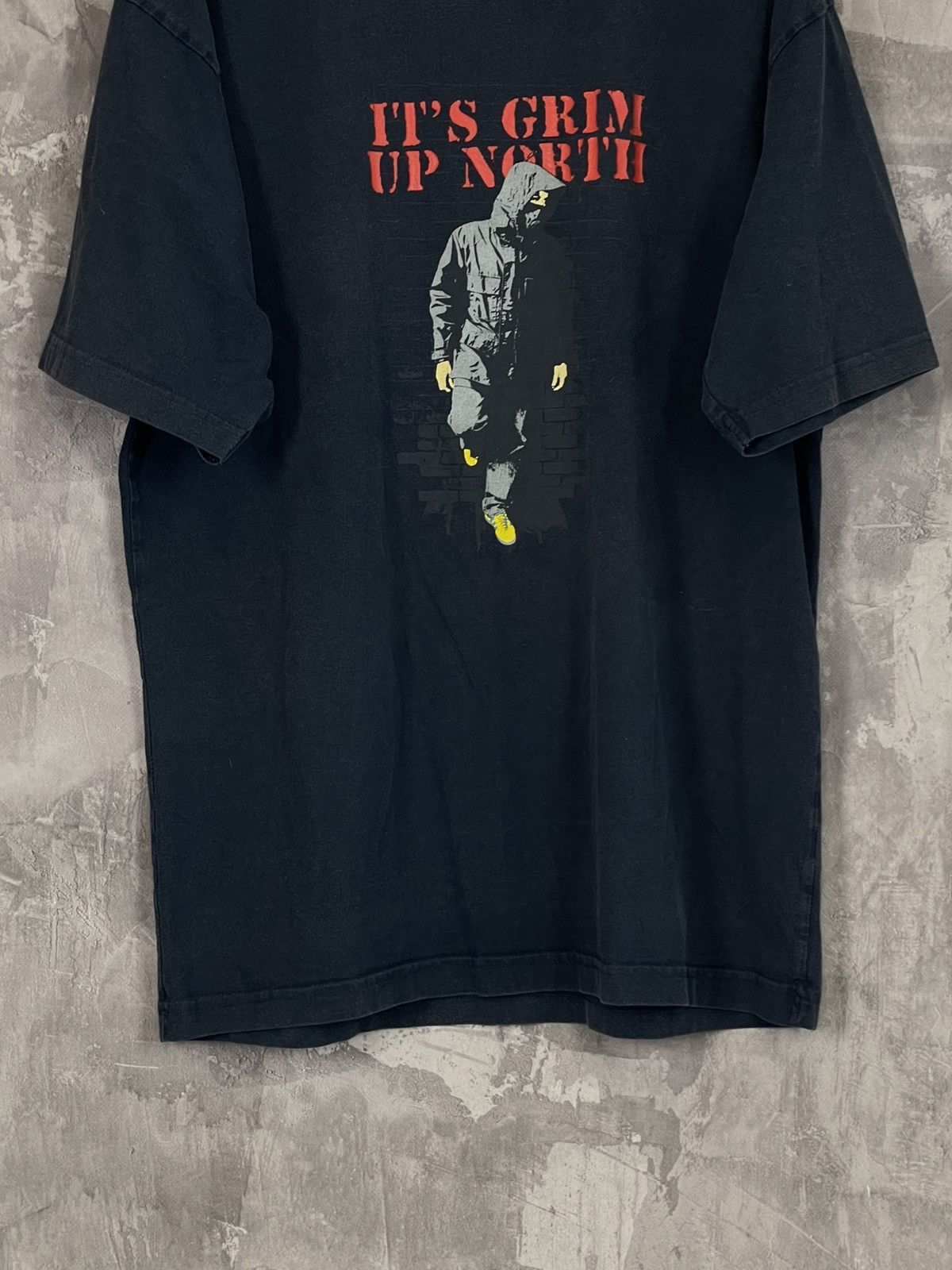 Vintage Vintage Drill It’s Grim Up North Graphic Print T shirt Size US M / EU 48-50 / 2 - 5 Thumbnail