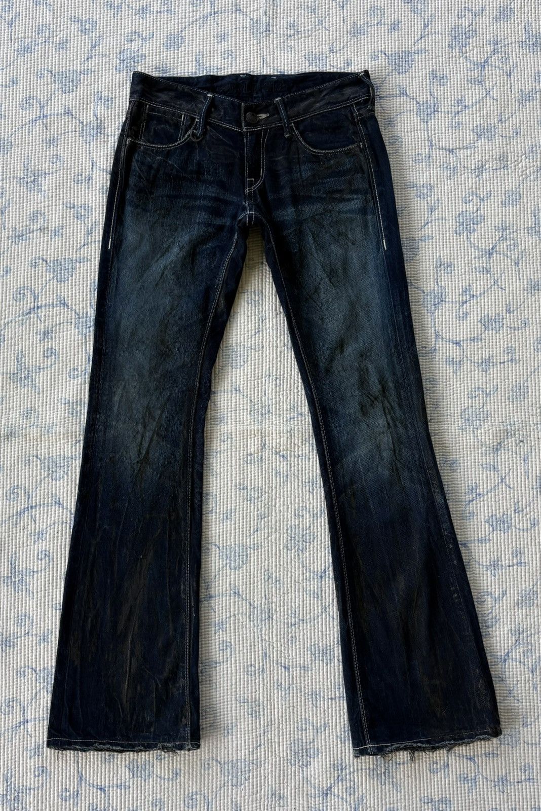 Vanquish Japanese Vanquish Streetwear Flared Denim Size US 31 - 1 Thumbnail