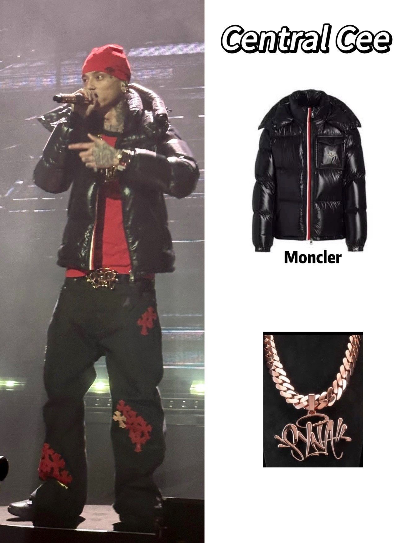 Moncler Moncler Montbeliard Black Shiny Hooded Down Jacket Size US XXL / EU 58 / 5 - 9 Thumbnail