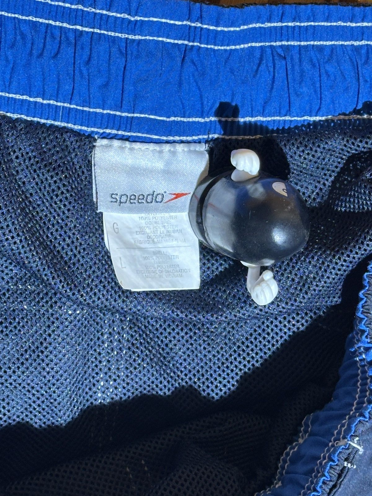 Speedo 2010 Speedo Dark Blue Board Shorts with Blue Accents Size US 32 / EU 48 - 4 Thumbnail