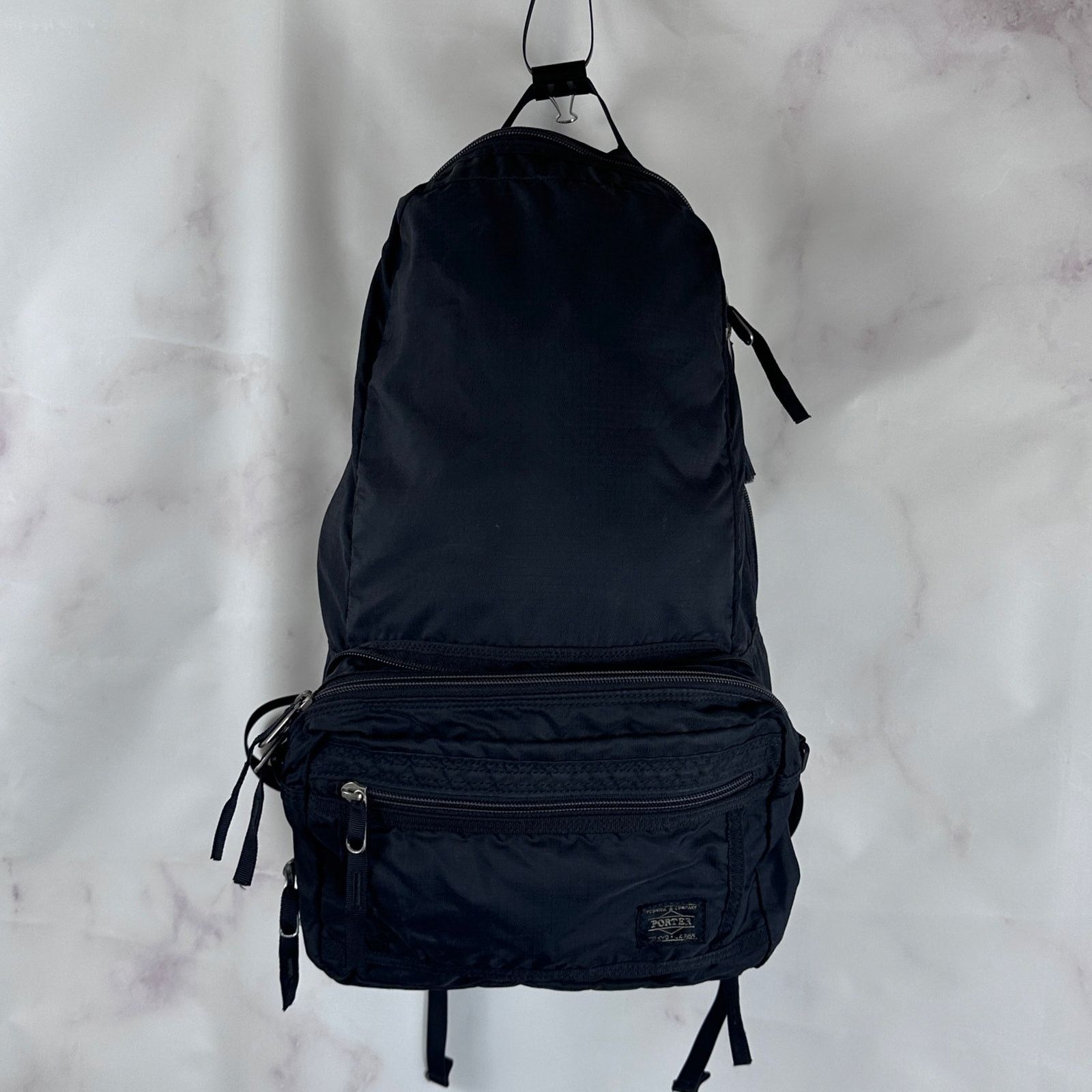 Porter Black 2-Way Packable Tanker Backpack Size ONE SIZE - 1 Thumbnail