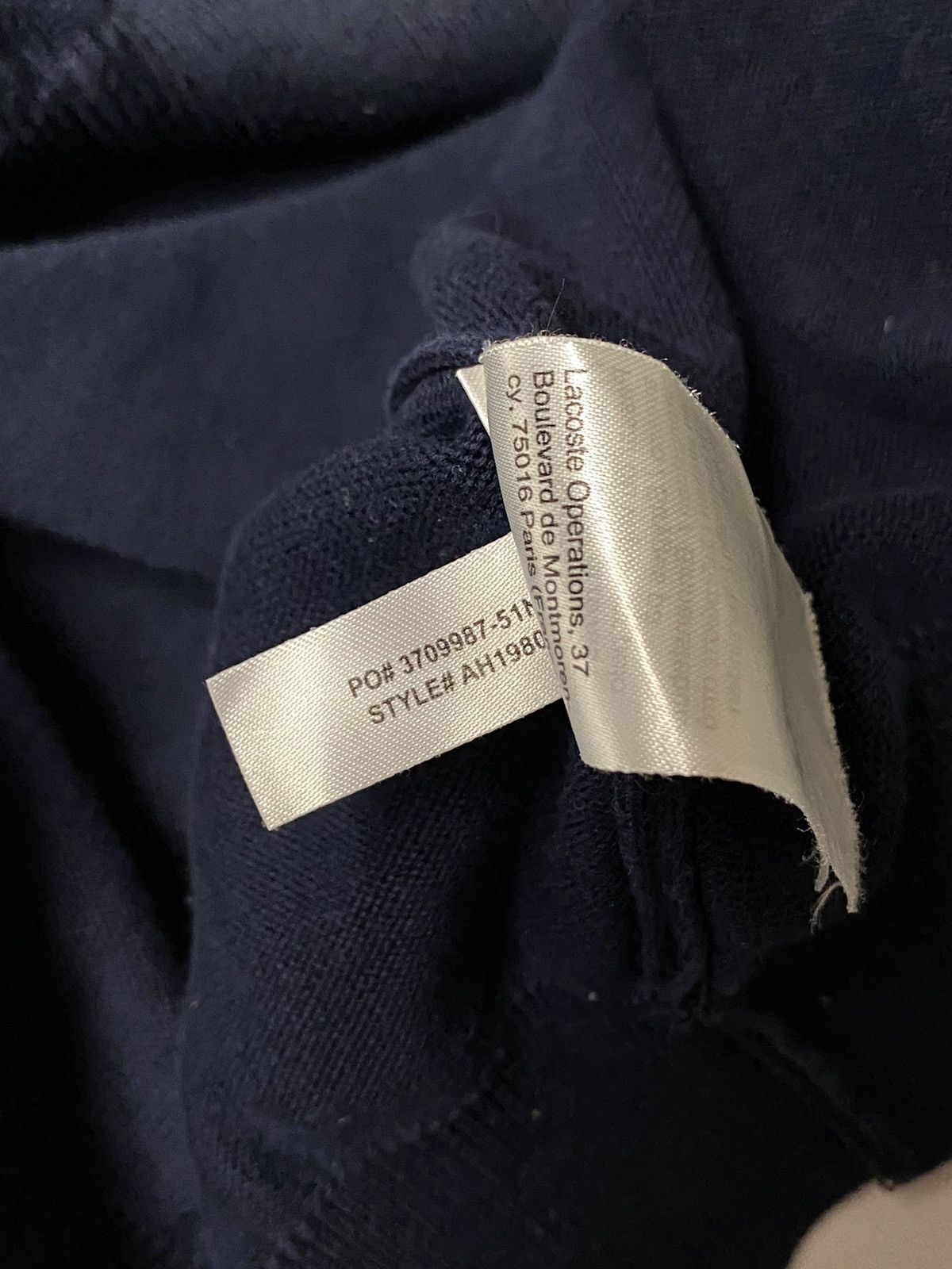 Lacoste × Vintage Lacoste zipped sweatshirt Size US XL / EU 56 / 4 - 4 Thumbnail
