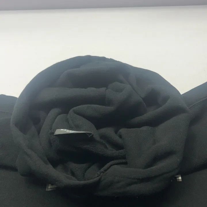 Balenciaga Balenciaga Logo Printed Fleece Hoodie Black 0079-2507 Size US M / EU 48-50 / 2 - 2 Thumbnail