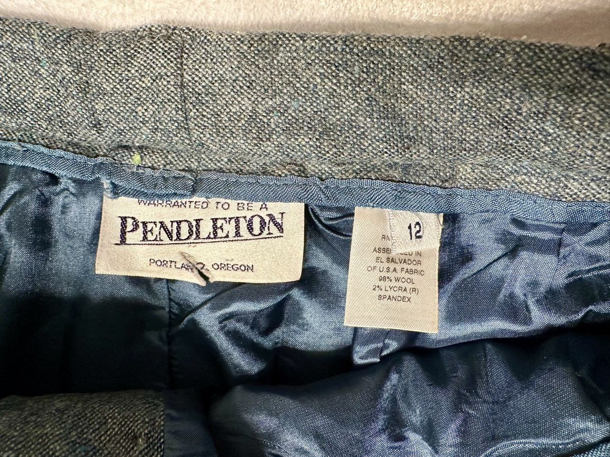 Pendleton × Vintage VTG Pendleton Wool High Waist Women’s Pants Size 12 (30x24) Size 34" / US 12 / IT 48 - 6 Thumbnail