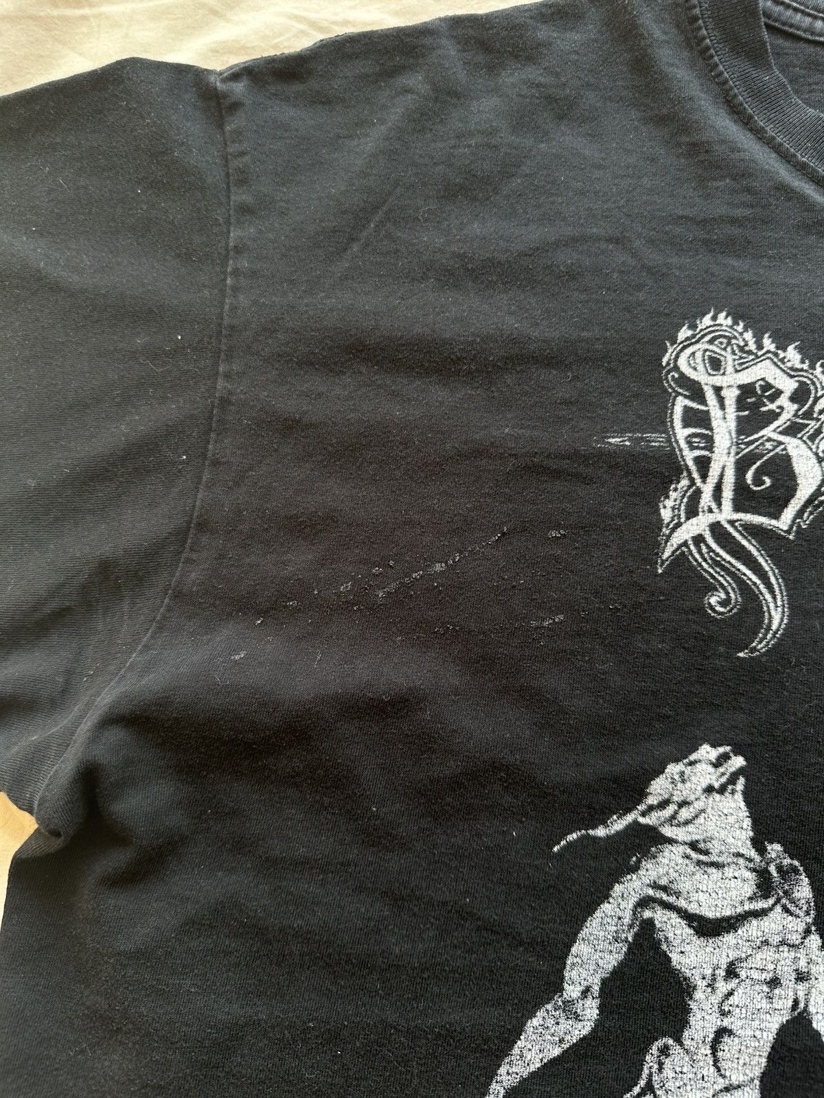 Band Tees Besatt Hail Lucifer 1999 vintage t-shirt pussy/cunt Size US L / EU 52-54 / 3 - 6 Thumbnail