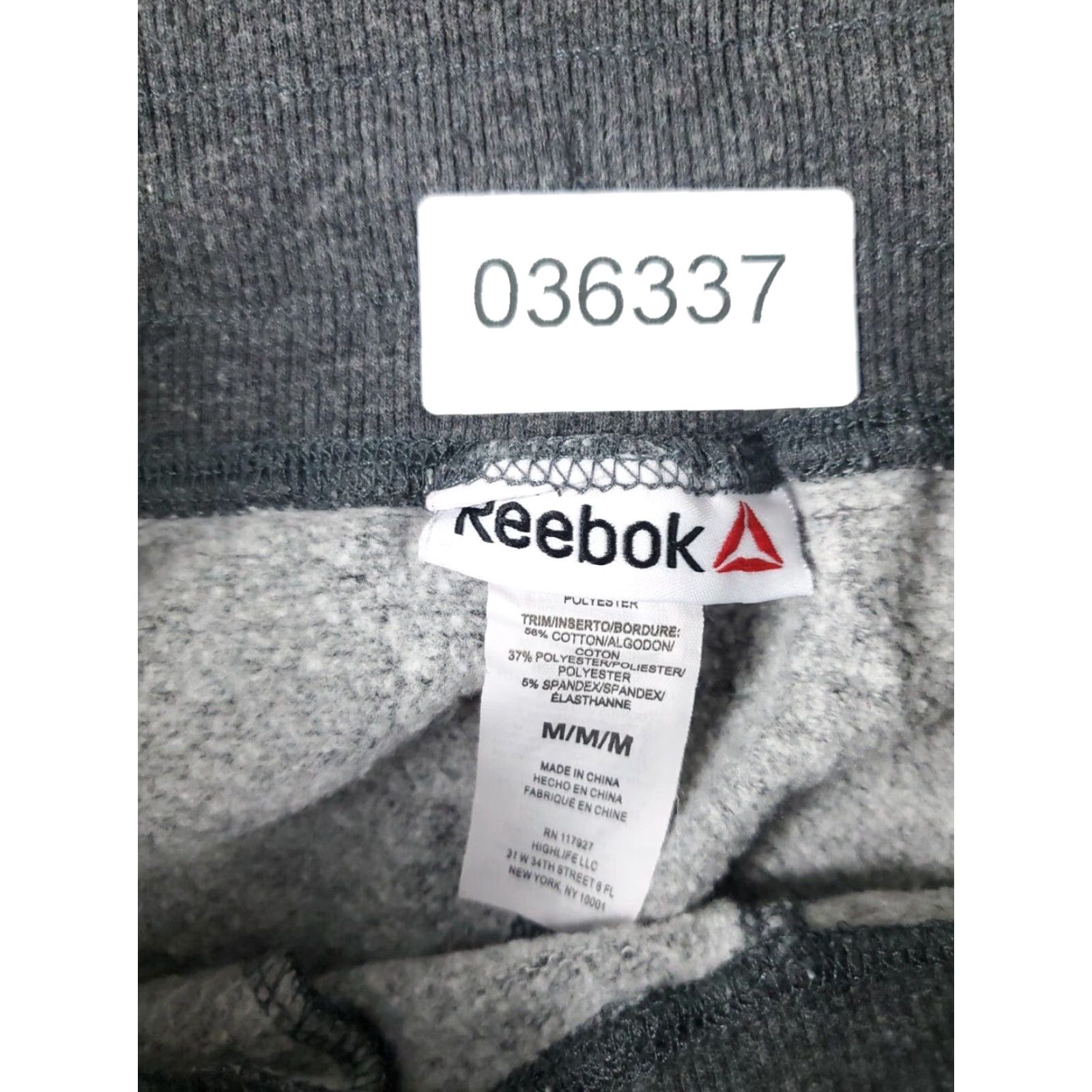 Reebok Reebok Pants Mens Size Medium Gray Track Jogger Sweatpants Casual Activewear Sport Size US 31 - 7 Thumbnail