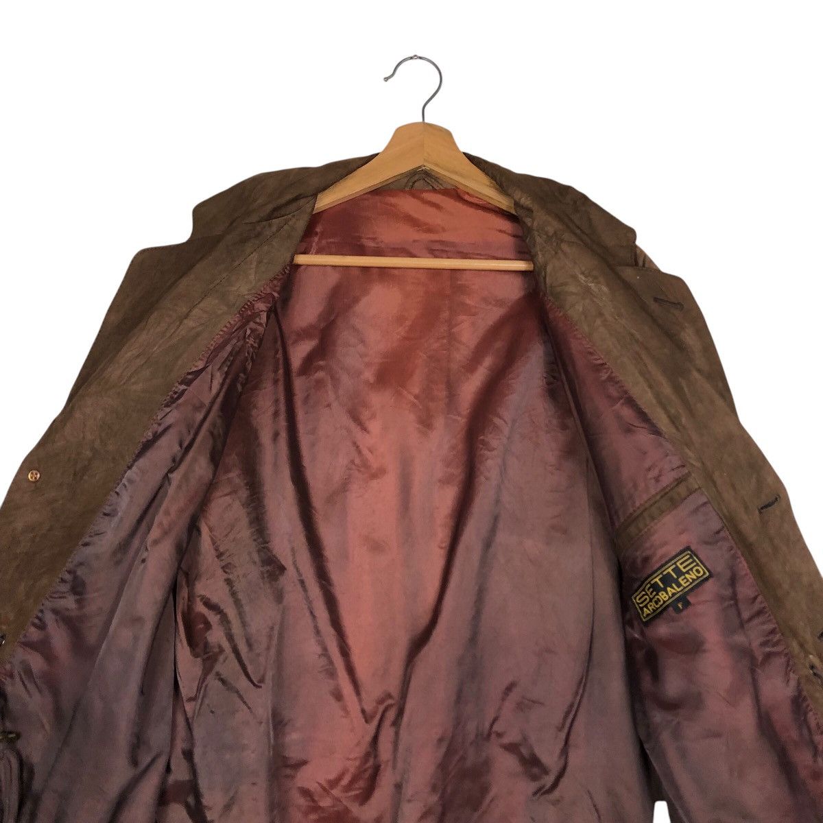Japanese Brand 📌Vtg Genuine Leather Jacket Sette Arcobaleno Issey Miyake Size US M / EU 48-50 / 2 - 15 Thumbnail