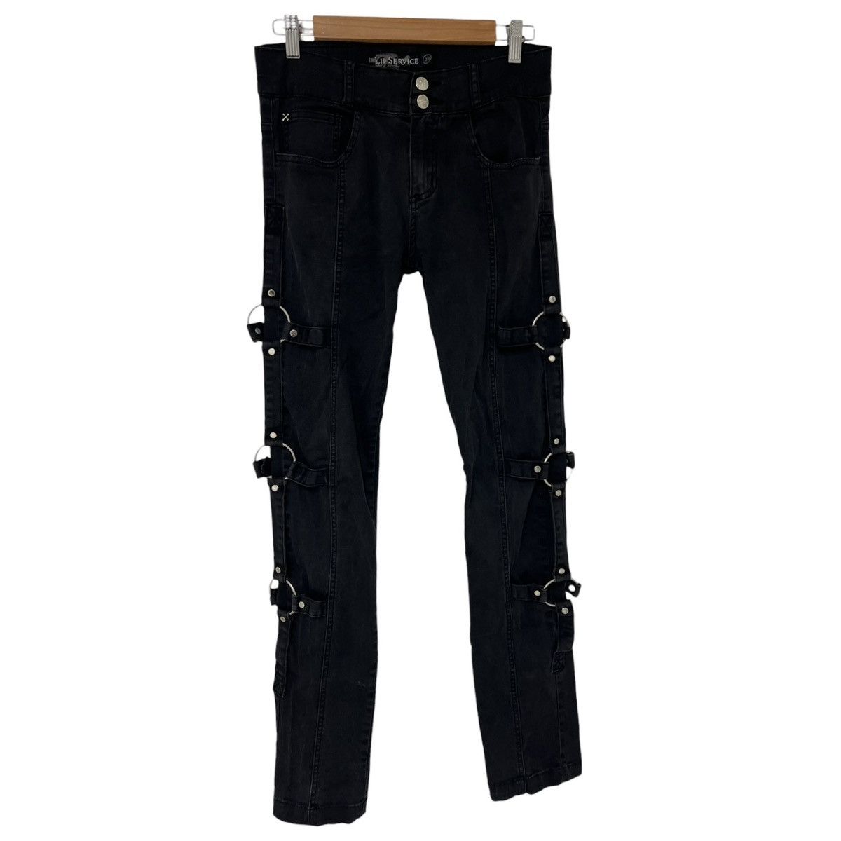 Lip Service Lipservice ring buckle denim Size US 28 / EU 44 - 1 Thumbnail