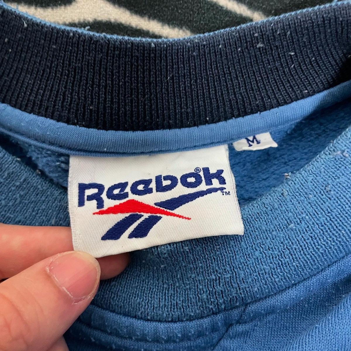 Reebok Rare Vintage Kint Big Logo Sweatshirt Reebok boxy 90s Size US M / EU 48-50 / 2 - 3 Thumbnail