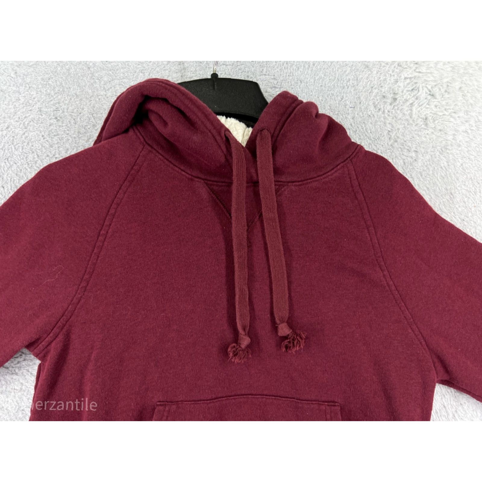 Old Navy Old Navy Hoodie Women Small Red Hooded Cotton Blend Pocket Sweatshirt Shirt Size S / US 4 / IT 40 - 5 Thumbnail