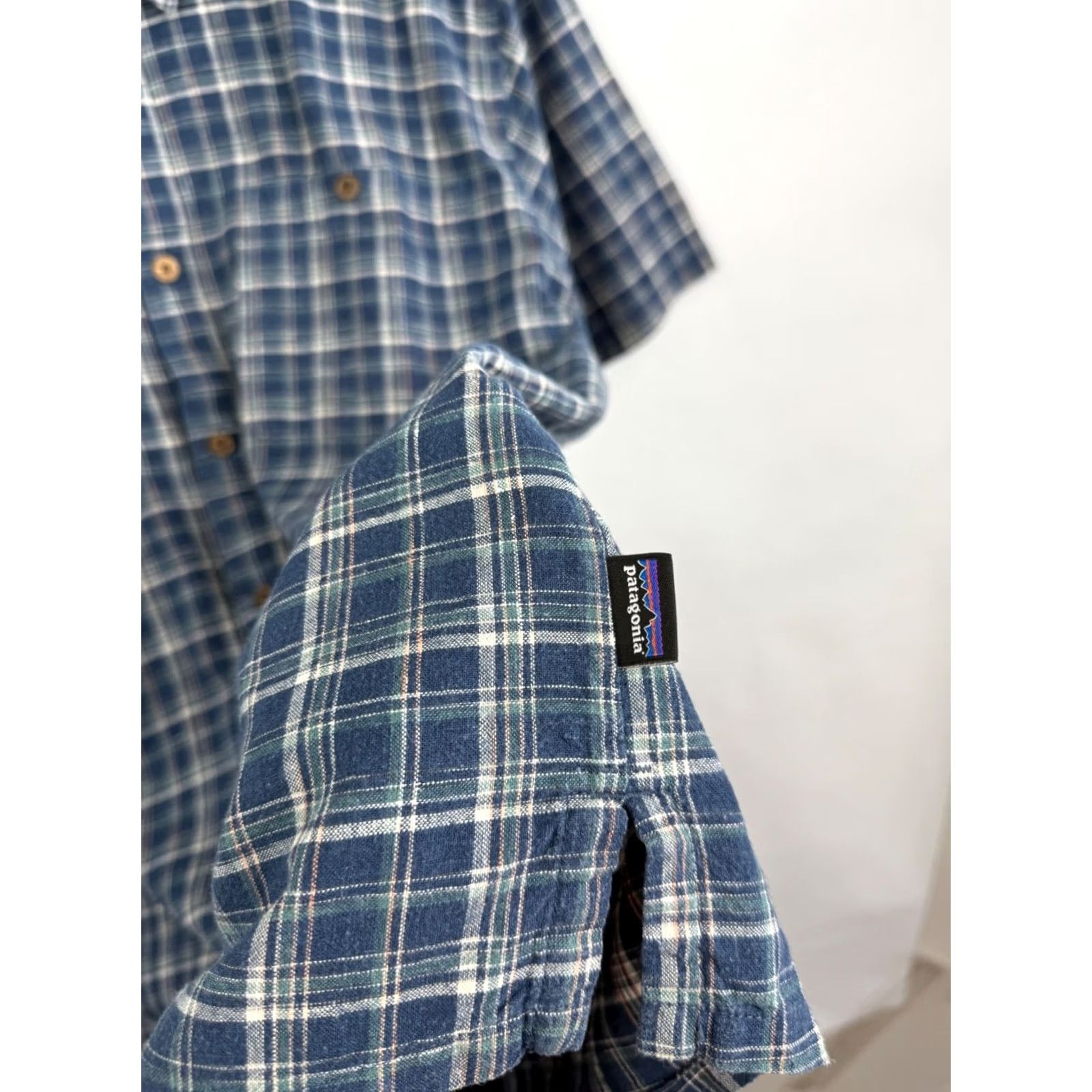 Patagonia VINTAGE Patagonia Shirt Men L Hawaiian Pataloha Hemp Blue Hawaiian 90s Size US L / EU 52-54 / 3 - 5 Thumbnail