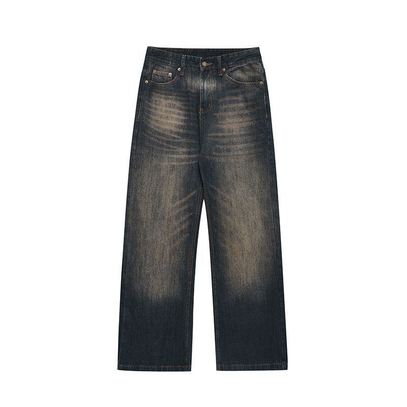 Vintage American High-Street Vibe Washed & Distressed Jeans Size US 32 / EU 48 - 1 Thumbnail