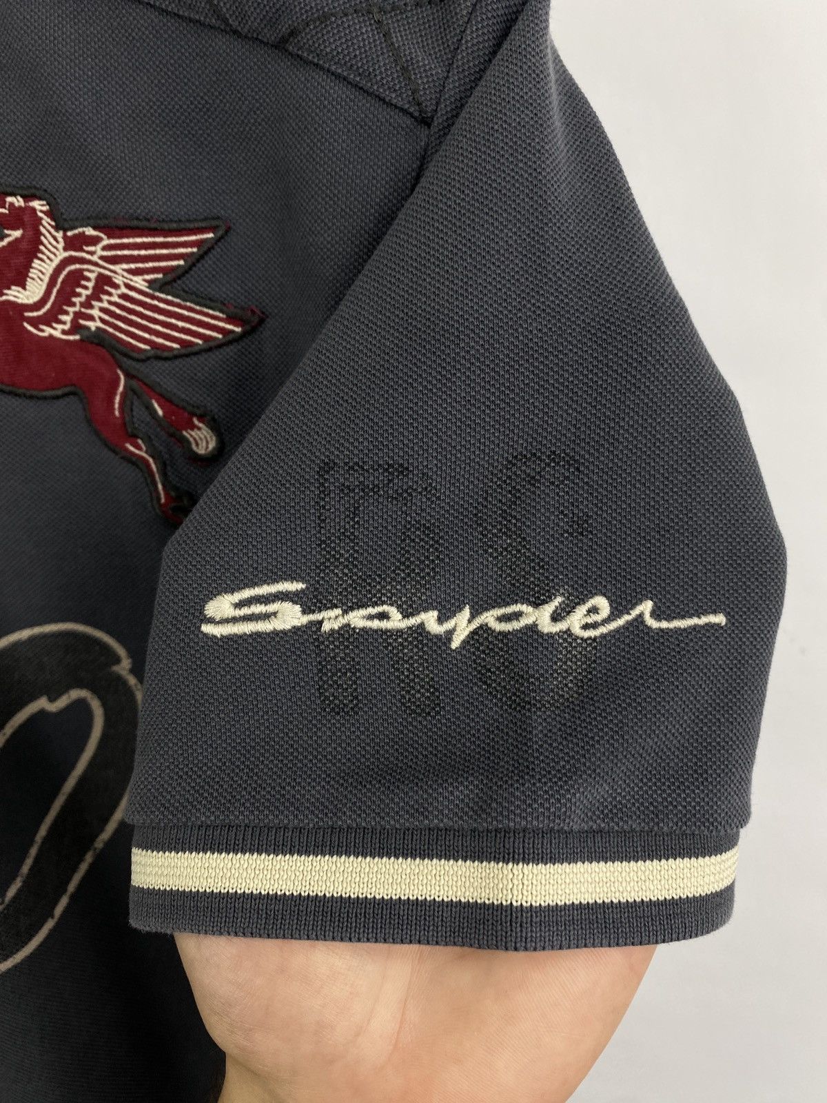 Harley Davidson 🇺🇸 Warson Motors Little Bastard Polo T-Shirt Rare Retro Size US M / EU 48-50 / 2 - 6 Thumbnail