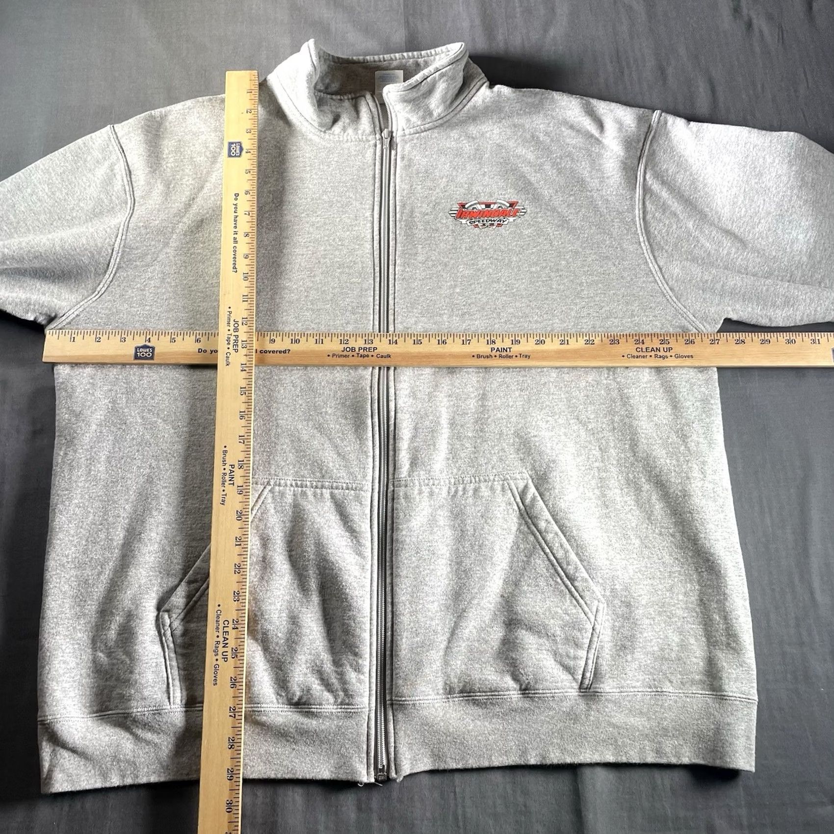 Fox Racing IRWINDALE Speedway Jacket Mens 2XL California Racing CAR Racing Gray Zip Up Men Jacket Size US XXL / EU 58 / 5 - 6 Thumbnail