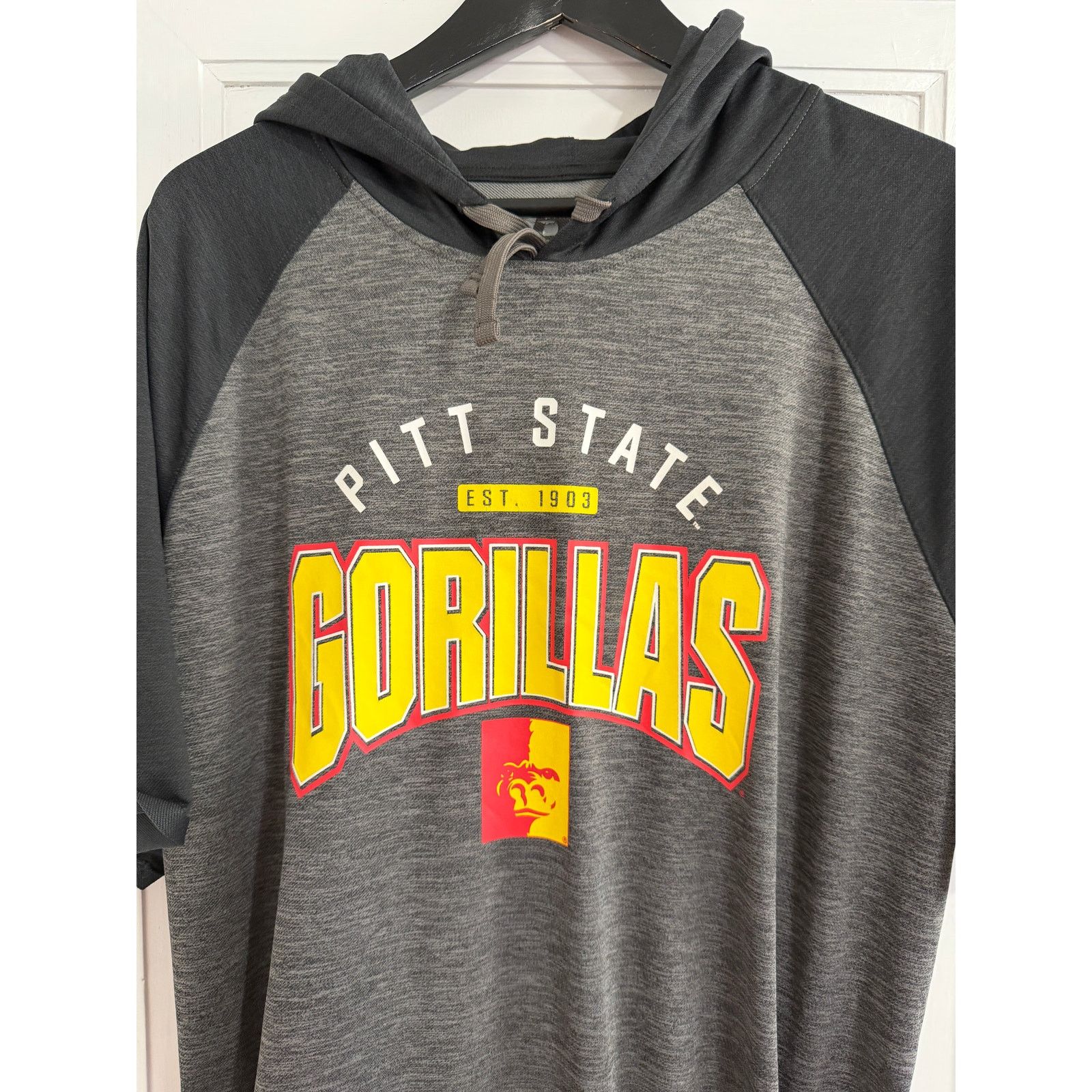 Russell Athletic Pitt State Gorillas Short Sleeve Hoodie Size XL Size US XL / EU 56 / 4 - 2 Thumbnail