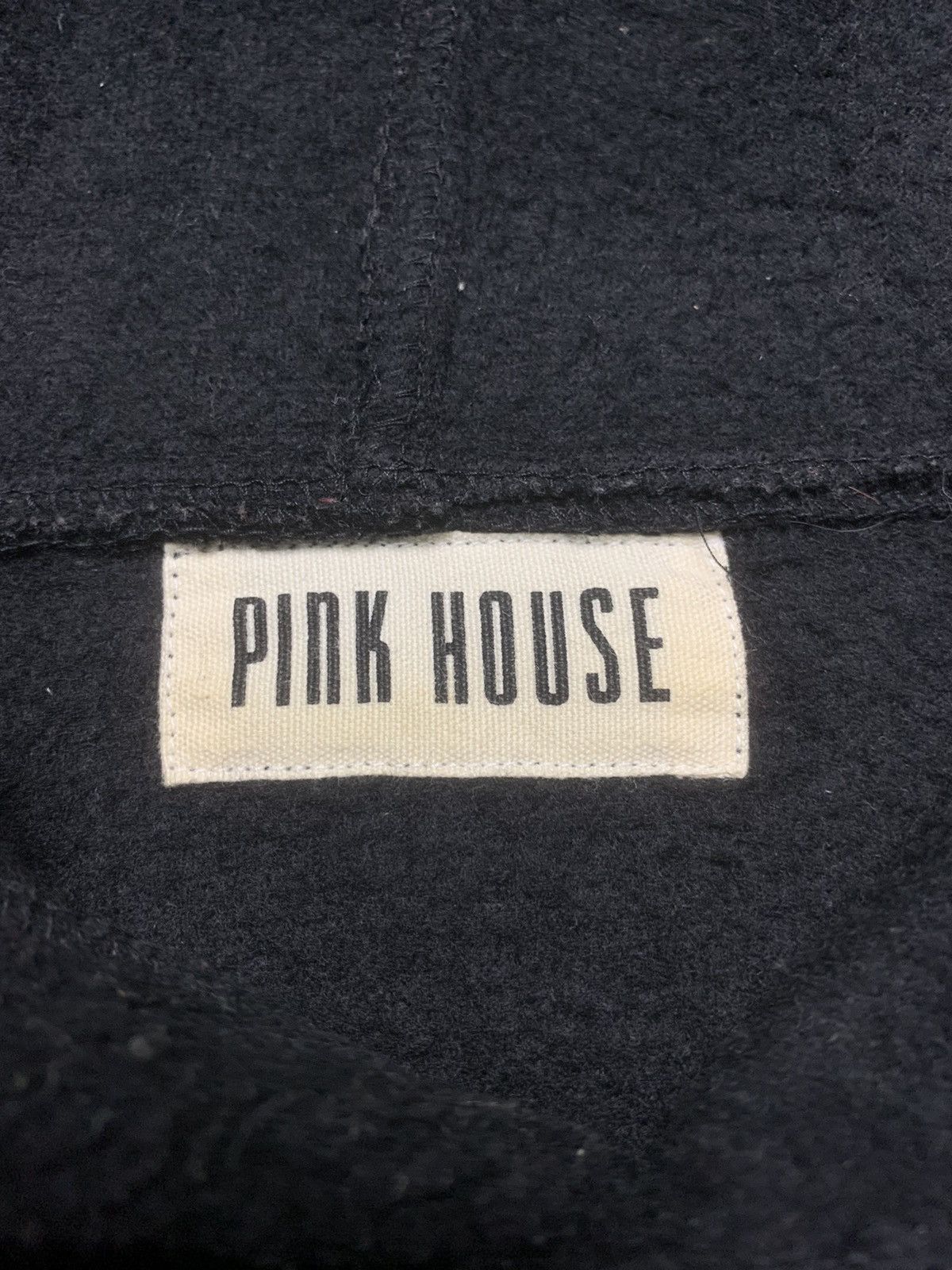 Pink House × Vintage 80s Classic Pink House P Letter Arcylic Poly Hoodie Sweats Size US M / EU 48-50 / 2 - 5 Thumbnail