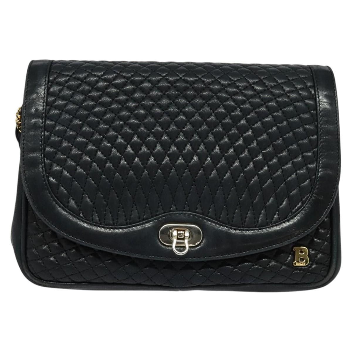 Bally Bally Vintage Chain Quilted Leather Size ONE SIZE - 1 Thumbnail