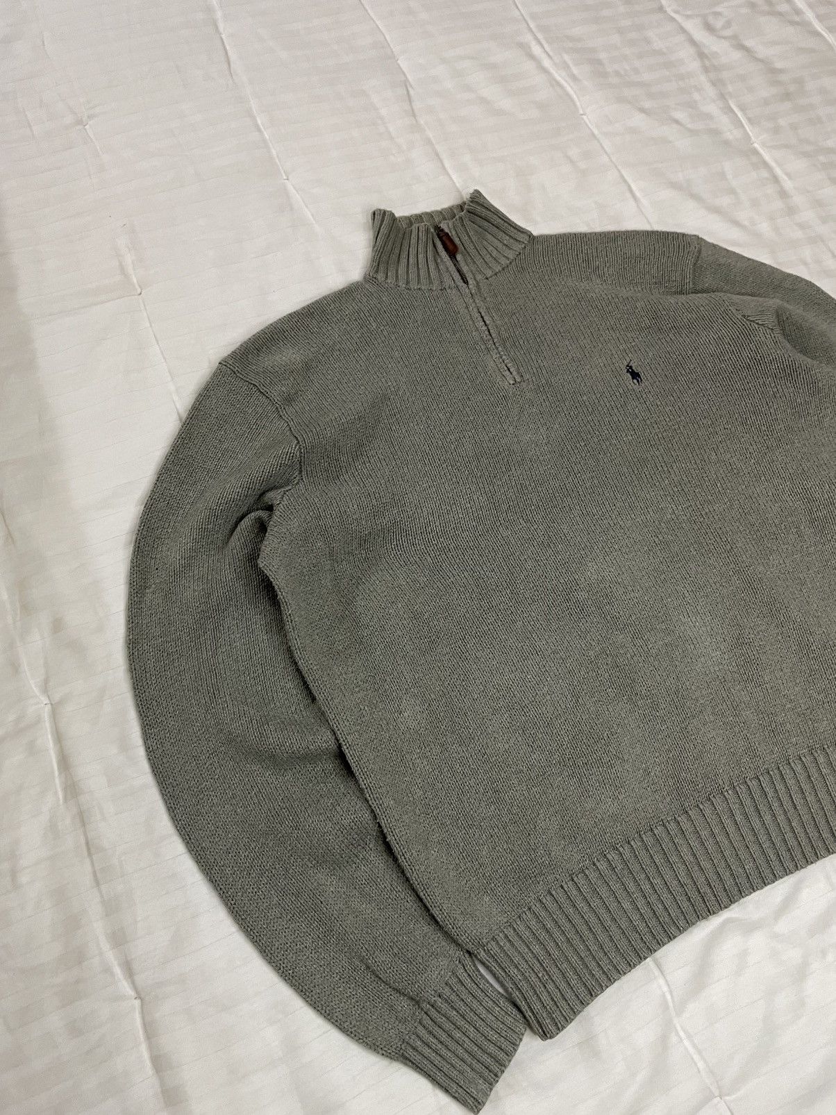 Polo Ralph Lauren Vintage Polo Ralph Lauren 1/4 zip Lampo knight sweater Size US L / EU 52-54 / 3 - 3 Thumbnail